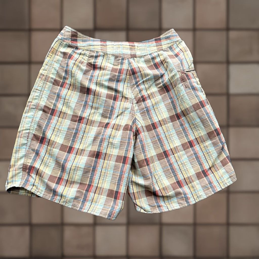 Patagonia Patagonia Shorts Men 32 Nylon Brown Plaid Beach Casual Size US 32 / EU 48 - 1 Thumbnail