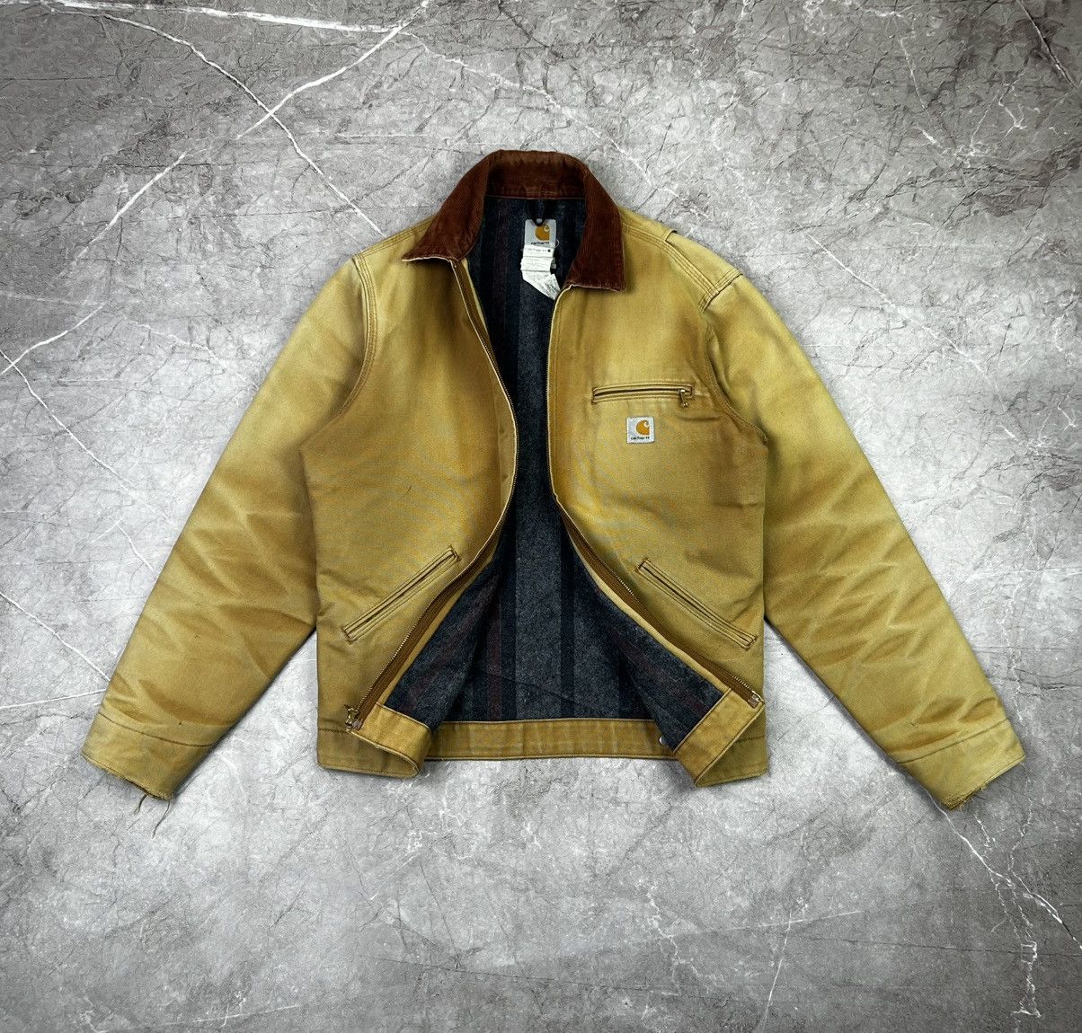 Carhartt Carhartt Active Jacket Faded Distressed Work Bomber 90s Size US M / EU 48-50 / 2 - 2 Thumbnail