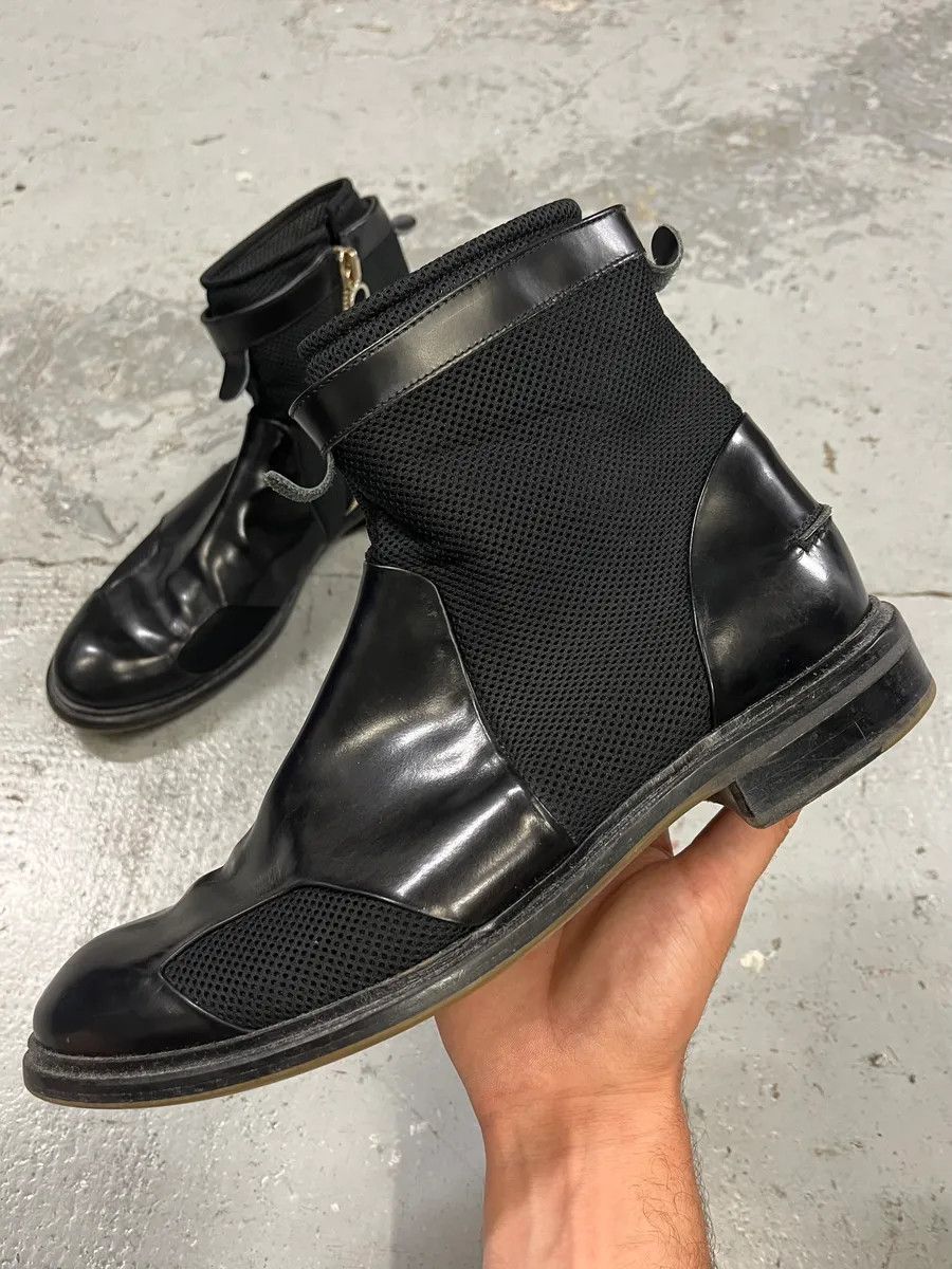Paul Smith × Vintage Paul Smith Black Leather Hybrid Boots Size US 8 / EU 41 - 1 Thumbnail
