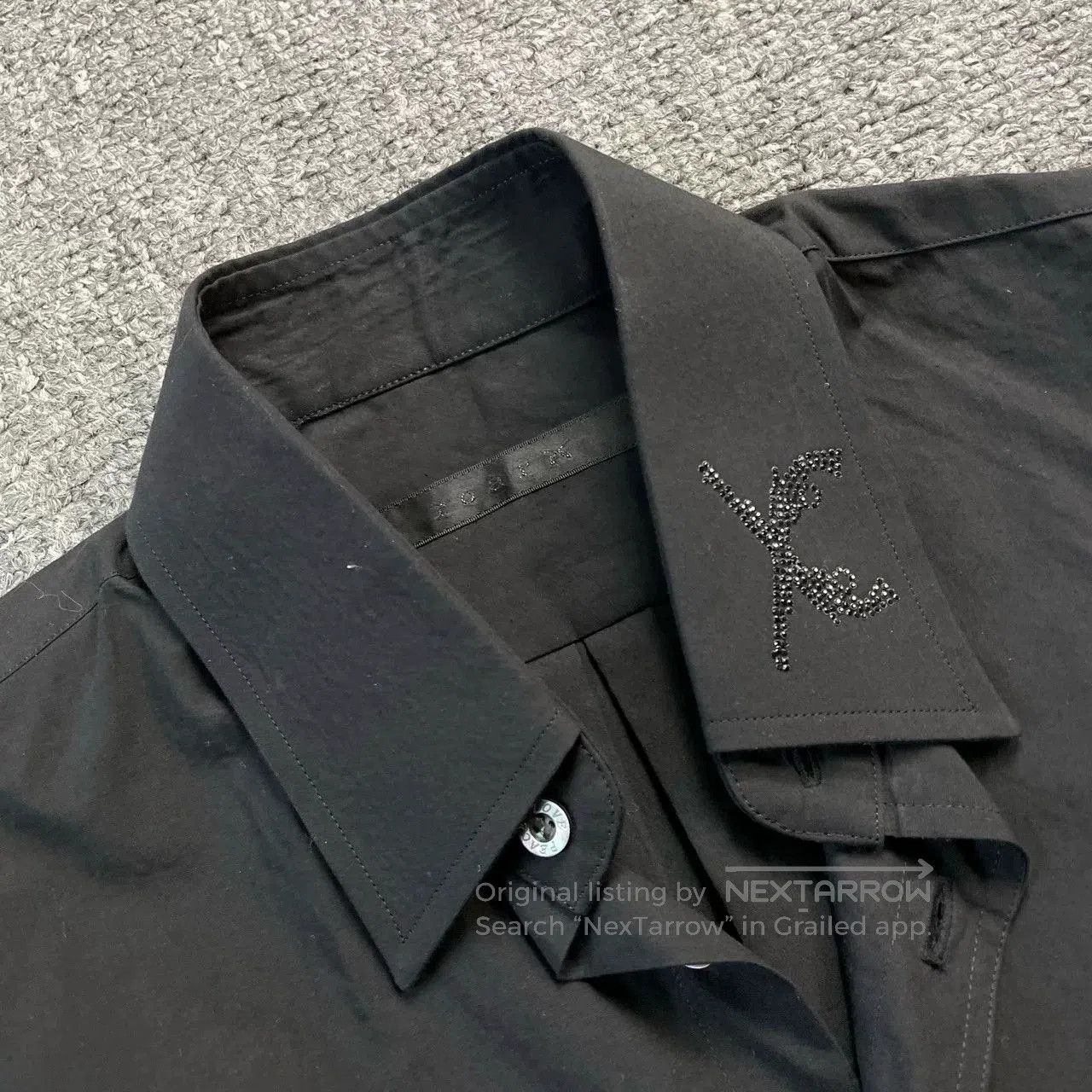 Roar ROAR Collar Rhinestone Shirt. Size S / US 4 / IT 40 - 3 Thumbnail
