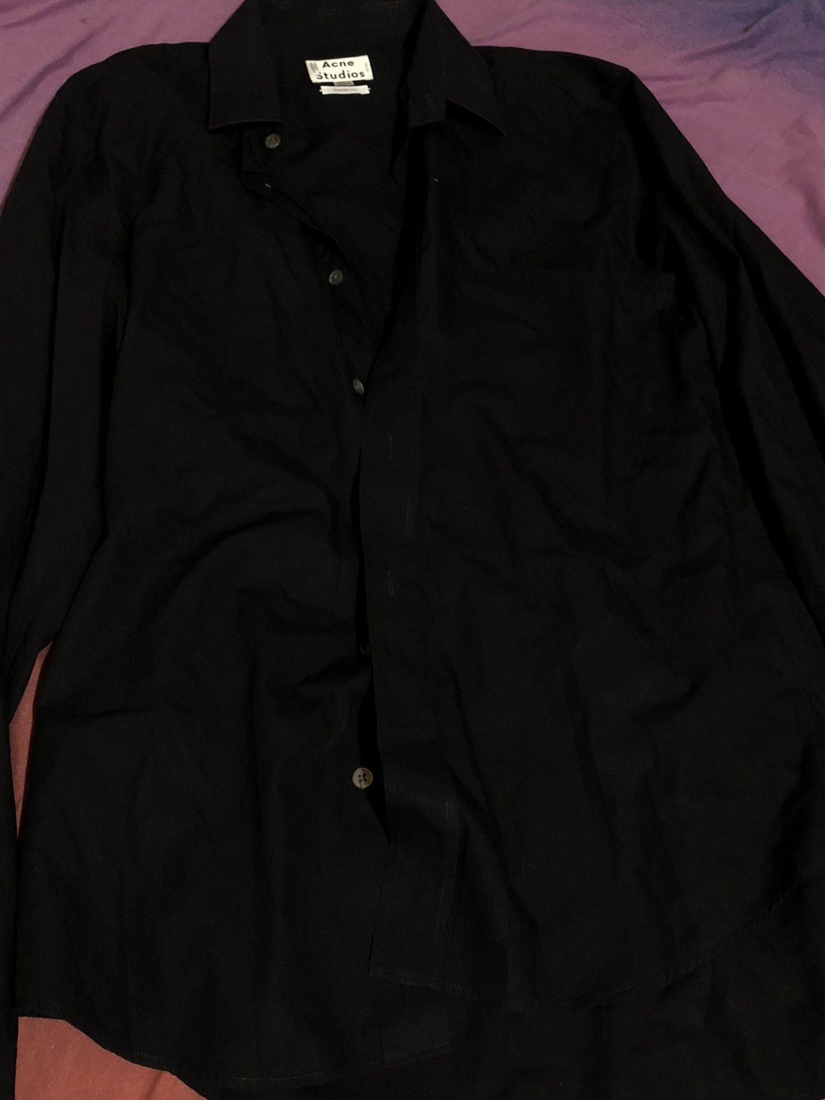 Acne Studios Black Acne Studios Shirt Size US L / EU 52-54 / 3 - 11 Thumbnail