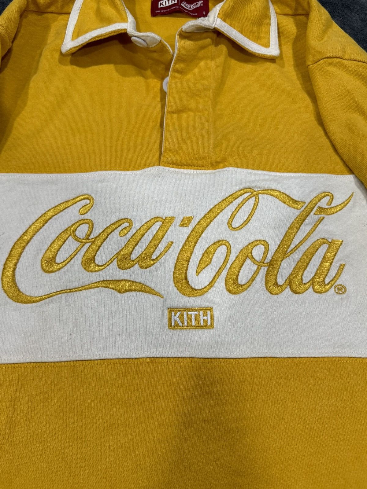 Coca Cola × Kith Kith Coca Cola Classic Rugby Polo Yellow Long Sleeve Size US S / EU 44-46 / 1 - 3 Thumbnail