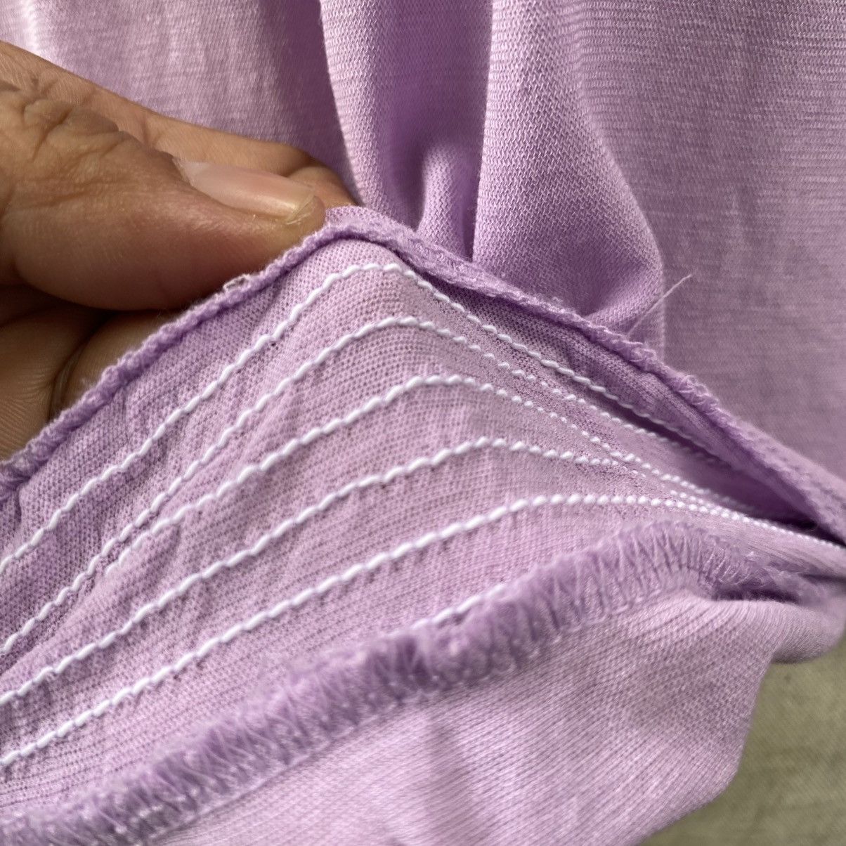 Tsumori Chisato Tsumori Chisato Lilac Draped V-Neck Top Size XS / US 0-2 / IT 36-38 - 22 Thumbnail