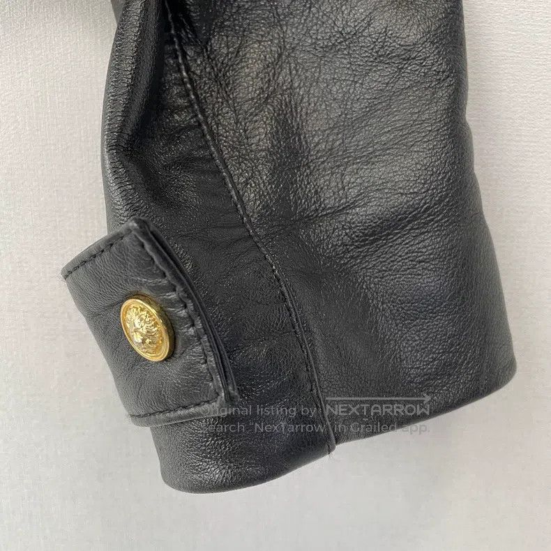 Versace Versace Solid color zippered pocket leather jacket Size L / US 10 / IT 46 - 8 Thumbnail