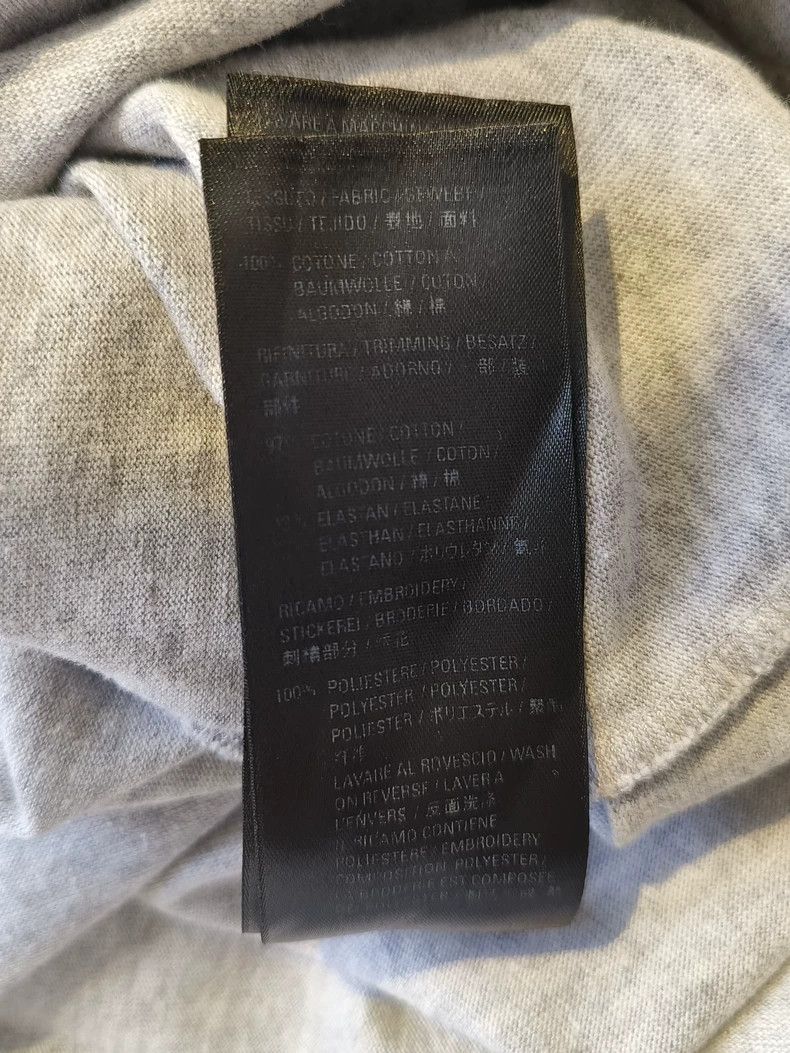 Balenciaga Balenciaga Inverted monogram embroidered logo grey short sl Size US L / EU 52-54 / 3 - 7 Thumbnail