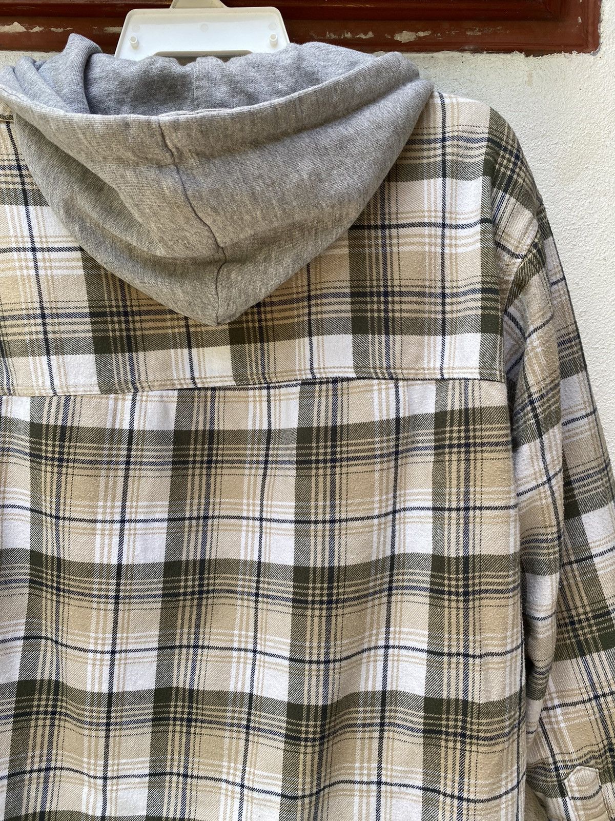 Redhead × Vintage Hoodie flannel Jacket Men Full Zip Snap Size US XL / EU 56 / 4 - 4 Thumbnail