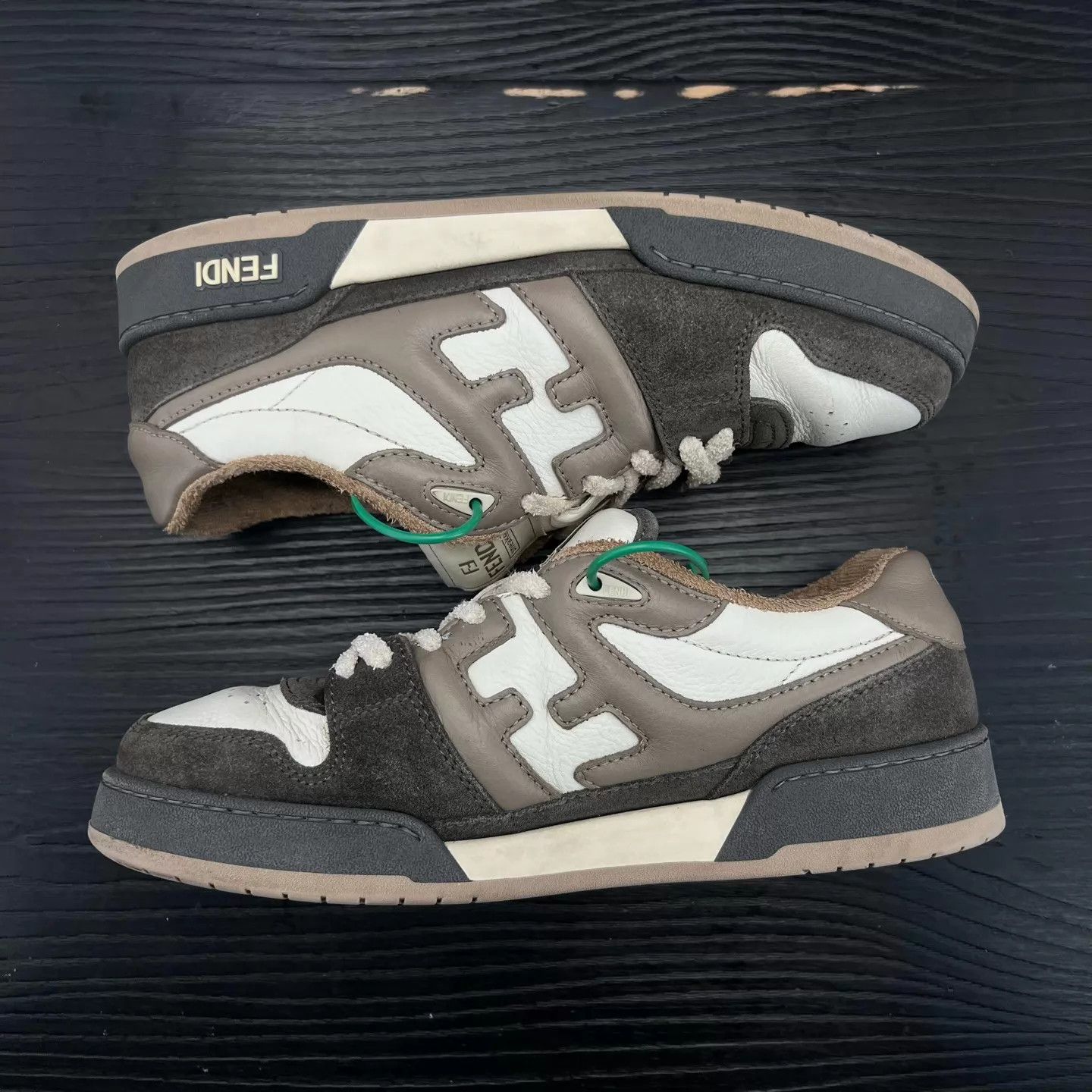 Fendi Fendi Match Brown & White 8.5/42.5 New Size US 9.5 / EU 42-43 - 2 Thumbnail