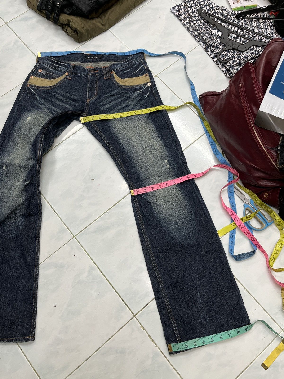 Japanese Brand 🔥🔥🔥ARCHIVE ROOT THREE HYPE DENIM Size 32" / US 10 / IT 46 - 18 Thumbnail