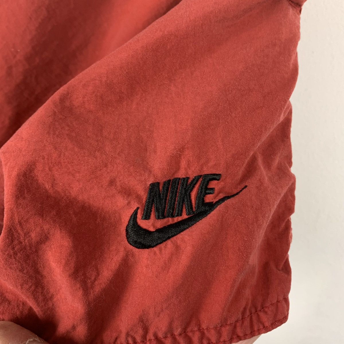 Nike Vintage Nike Retro Swim Nylon Shorts Red Size L Drill Style Size US 34 / EU 50 - 12 Thumbnail