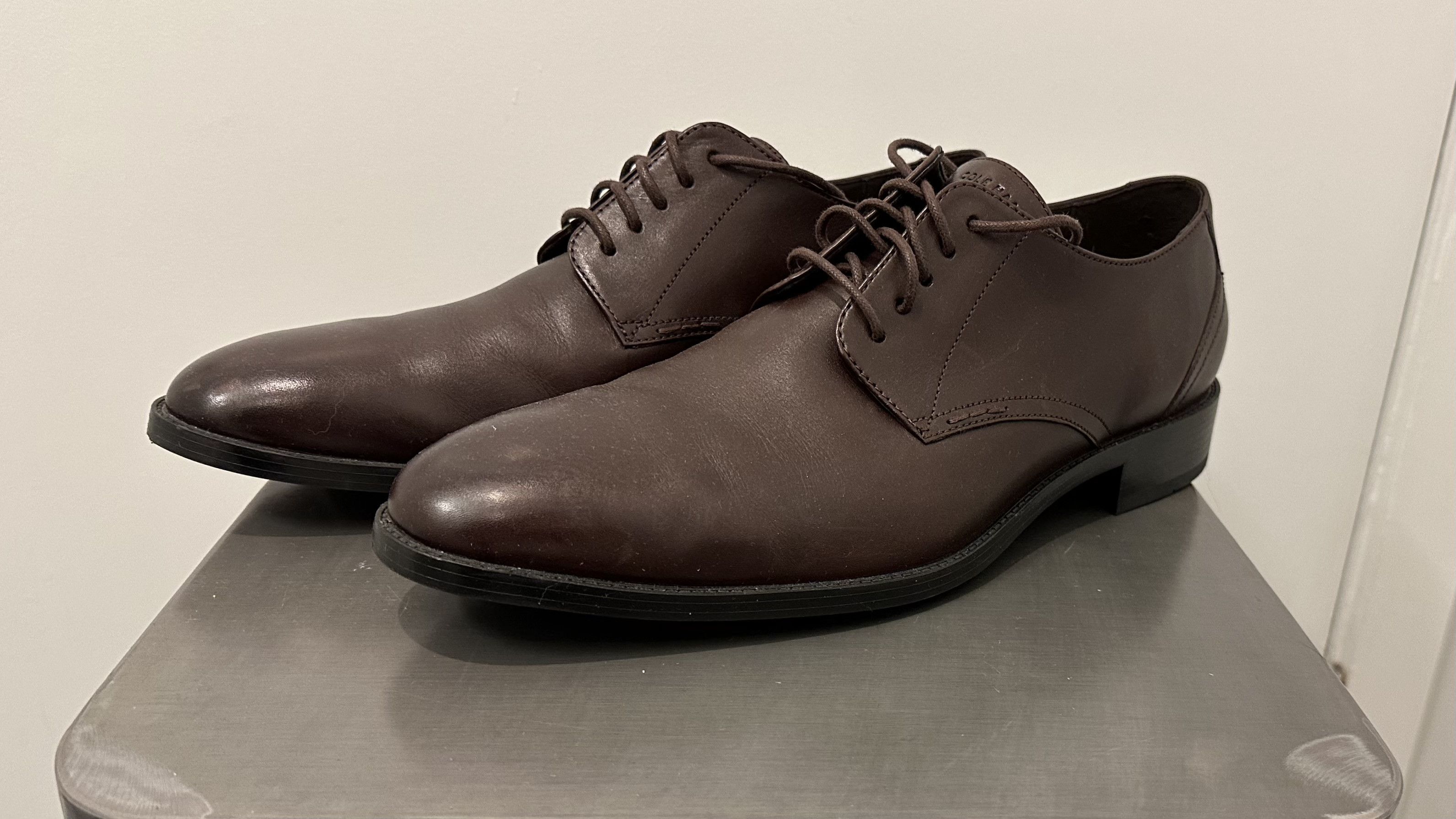 Cole Haan Brown leather Oxford Dress shoes - Cole Haan Size US 11 / EU 44 - 2 Thumbnail