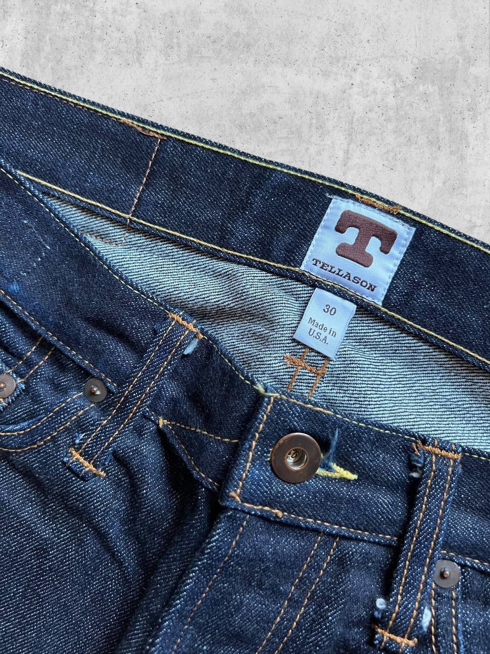 Other Tellason SELVEDGE MADE IN USA vintage pants jeans denim Size US 31 - 4 Thumbnail