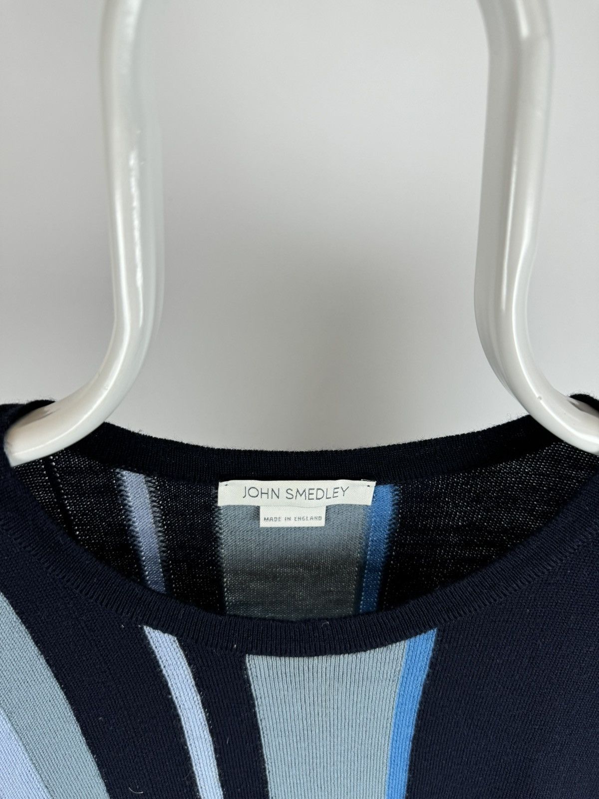 John Smedley John Smedley Striped Merino Wool Sweater Made in England Size US M / EU 48-50 / 2 - 4 Thumbnail