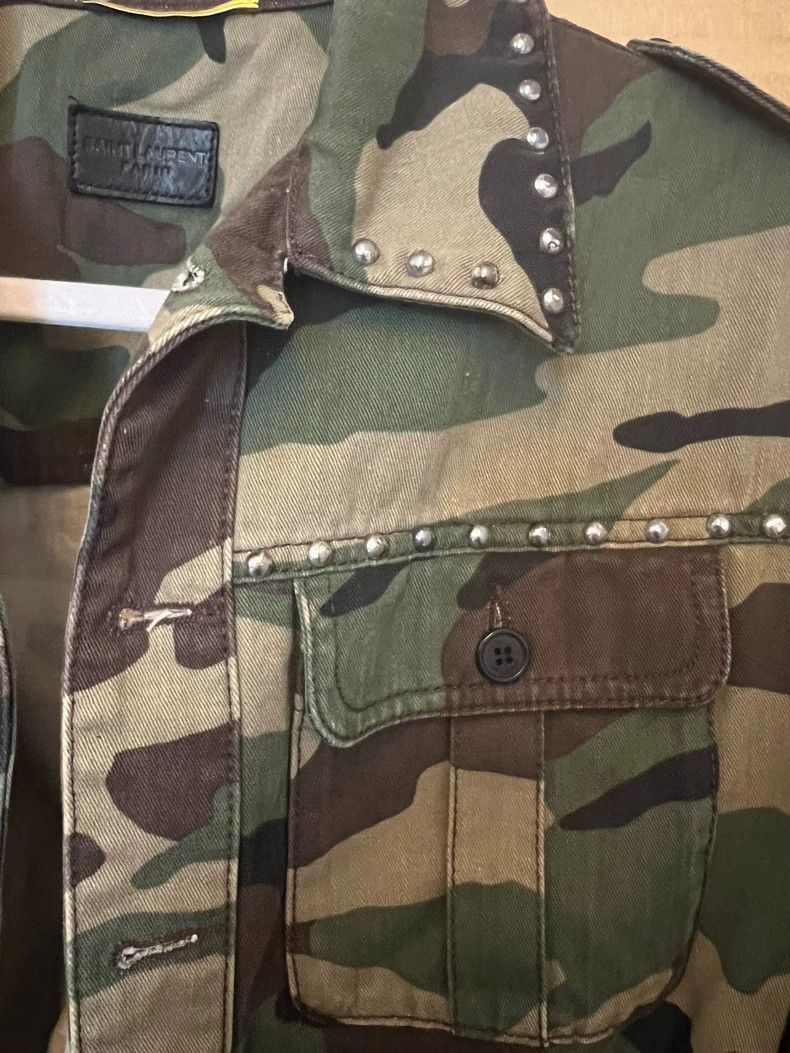 Saint Laurent Paris Saint Laurent Paris Camouflage jacket 2505-Nextarrow Size US XS / EU 42 / 0 - 2 Thumbnail