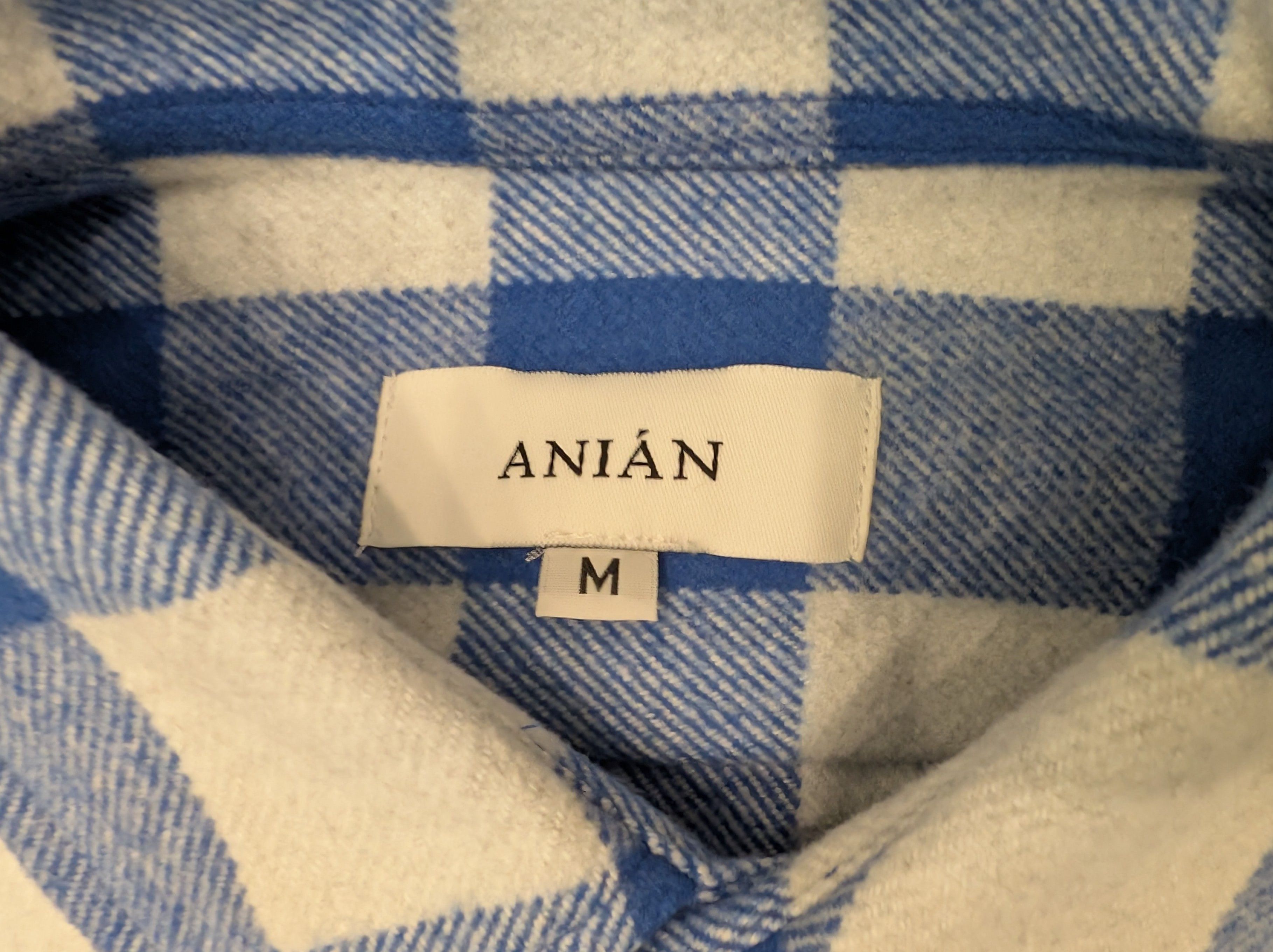 Other Anian Blue Plaid Thick Blanket Flannel Made in Canada Size US M / EU 48-50 / 2 - 3 Thumbnail