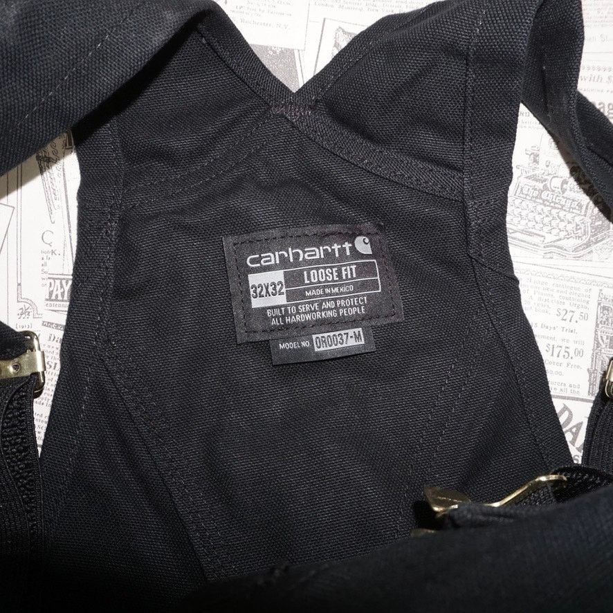 Carhartt 32x32 -Vintage Y2K DS Carhartt workwear double knee overalls Size US 32 / EU 48 - 5 Thumbnail