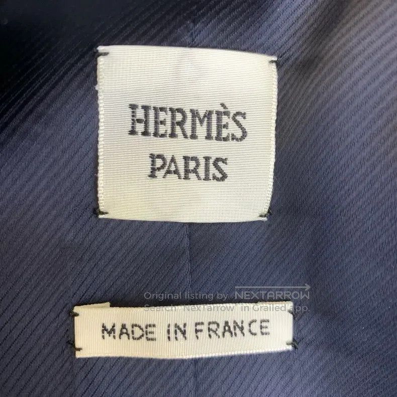 Hermes Hermes Blue and Gray Blended Jacket Size XS / US 0-2 / IT 36-38 - 4 Thumbnail