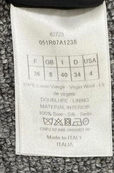 Dior Dior Houndstooth Sleeveless Wool Dress Women's K12 Size XS / US 0-2 / IT 36-38 - 7 Thumbnail