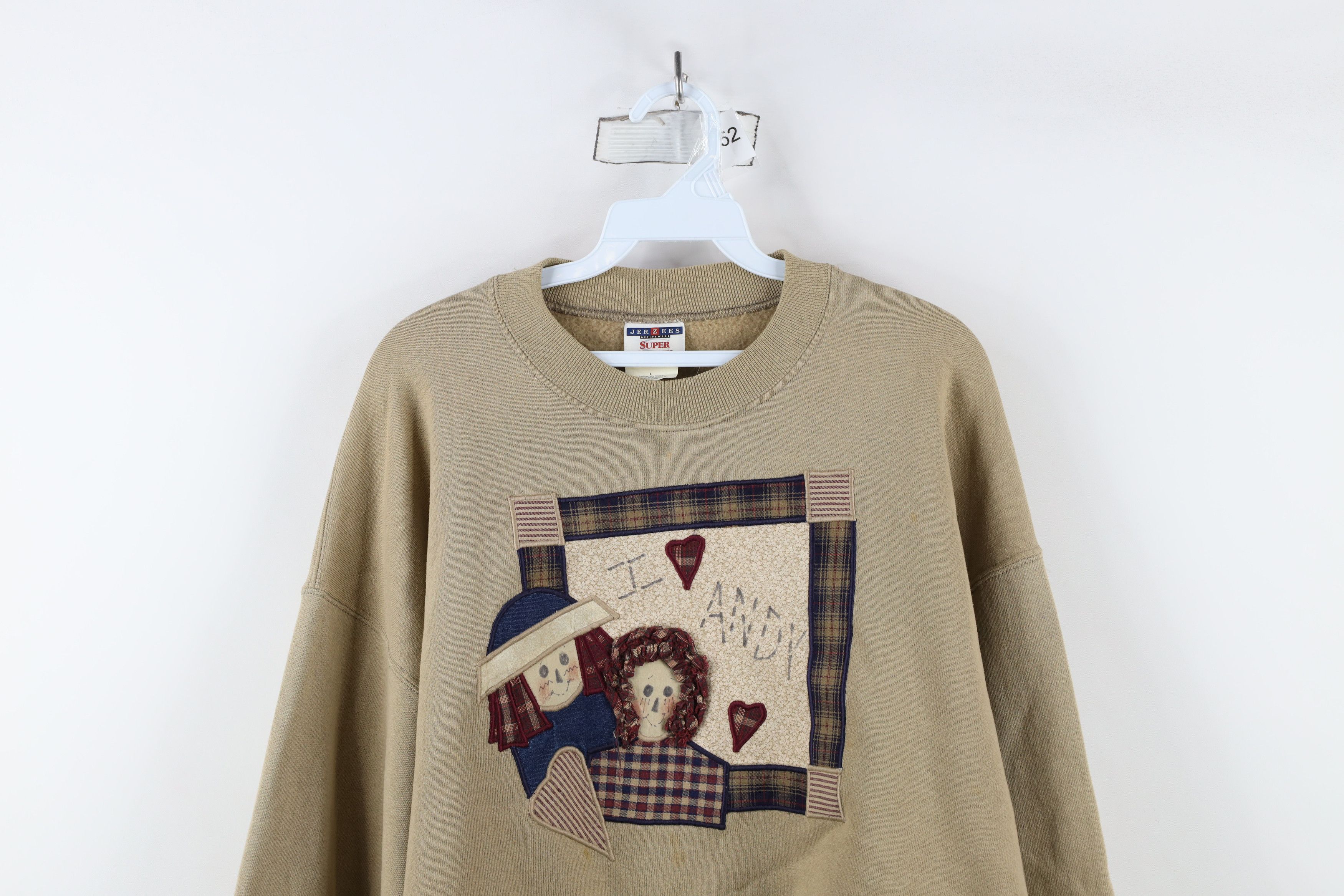 Vintage Vintage 90s Streetwear Raggedy Ann and Andy Sweatshirt Size L / US 10 / IT 46 - 2 Thumbnail