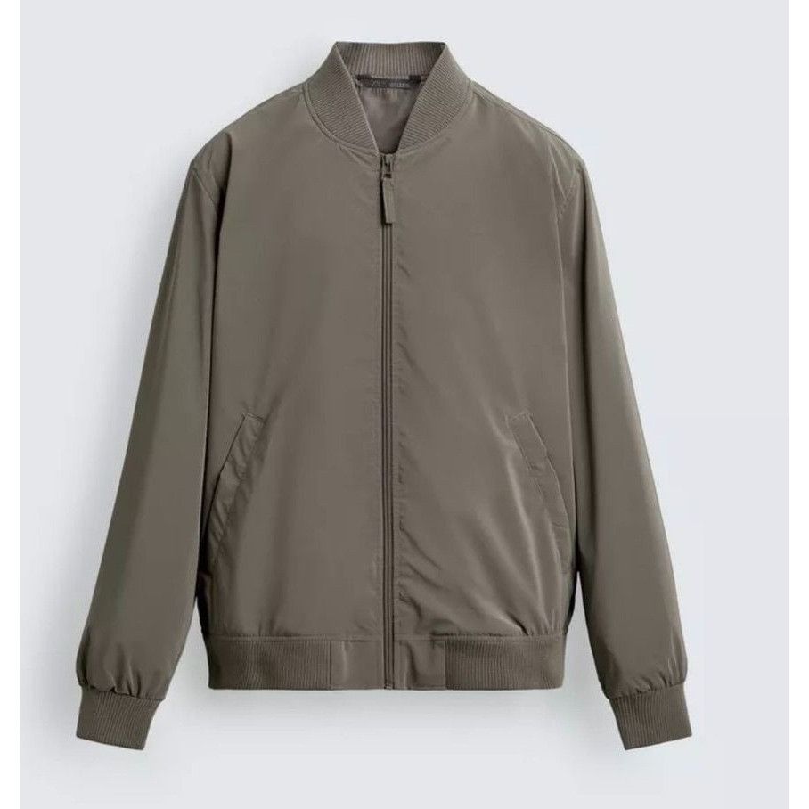 Zara Zara Mens Sz L Technical Bomber Jacket Lightweight Summer St Size US L / EU 52-54 / 3 - 16 Thumbnail