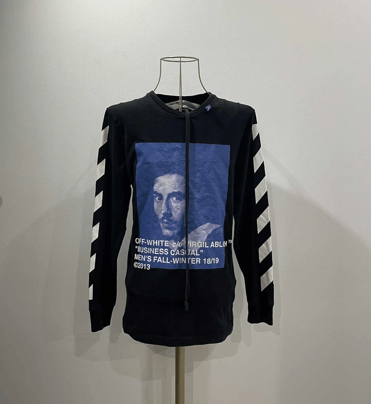 Off-White Off White „Business Casual” Logo Bernini Size US S / EU 44-46 / 1 - 1 Thumbnail