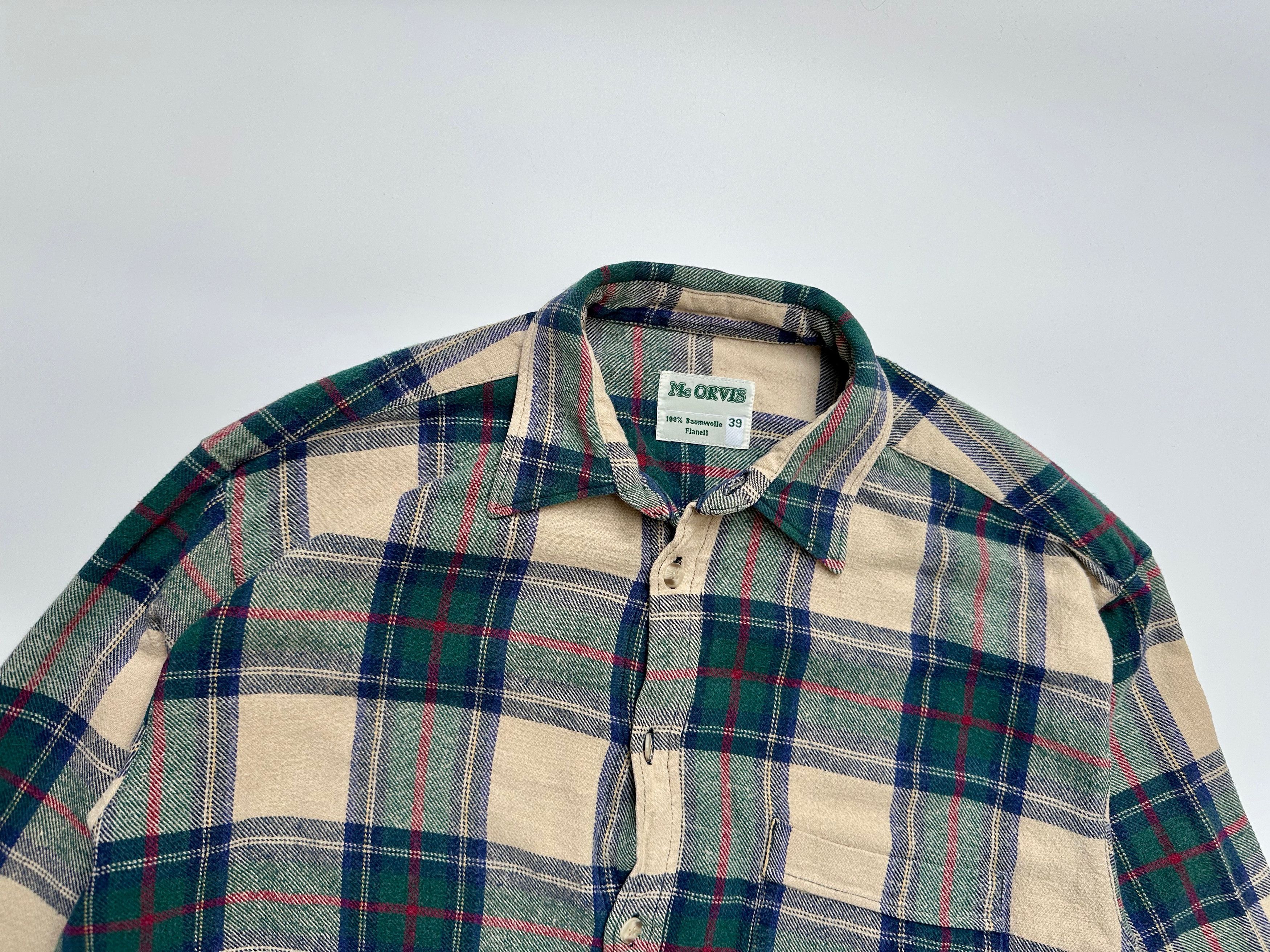 Orvis Vintage Mc Orvis Flanell Shirt checkered plaid Size US M / EU 48-50 / 2 - 4 Thumbnail