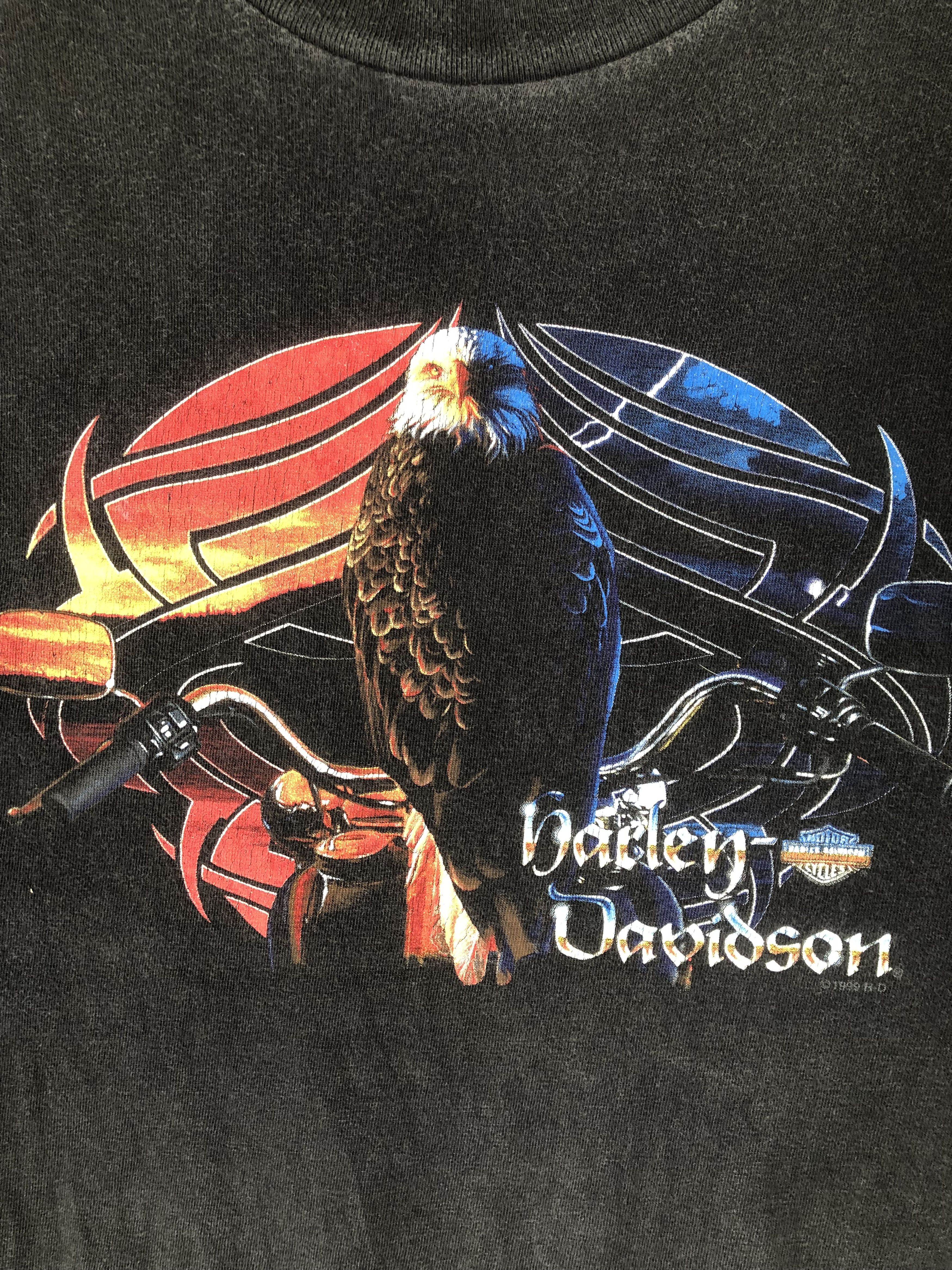 Harley Davidson Vintage 90s Harley Davidson Tee Size US XL / EU 56 / 4 - 4 Thumbnail