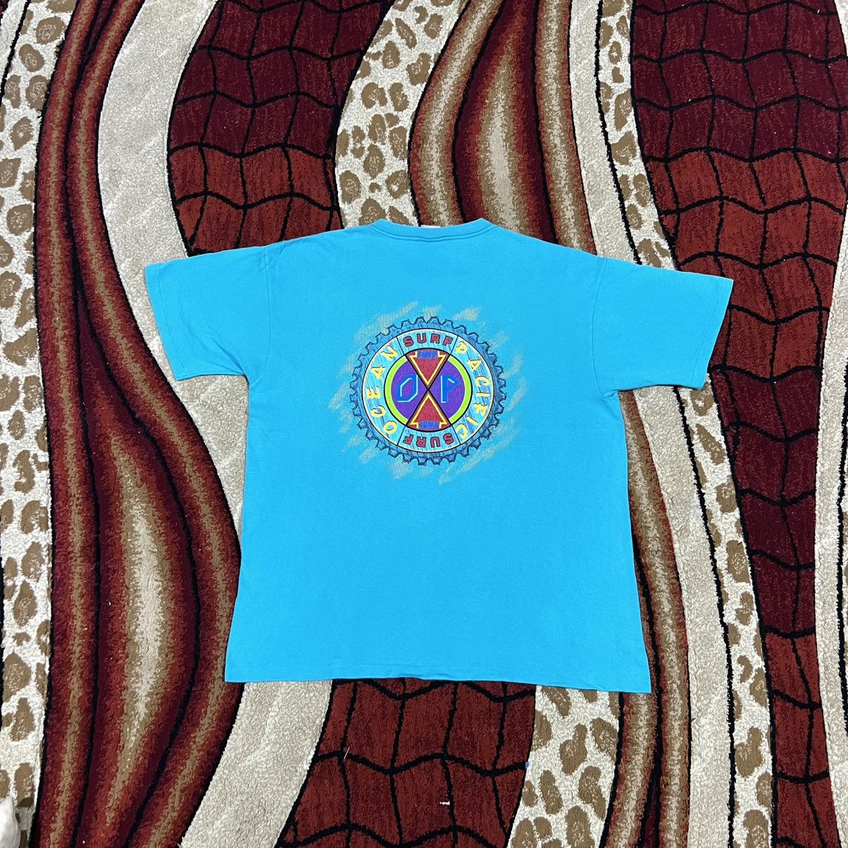 Ocean Pacific Vintage Thrashed Faded Ocean Pacific Surfing T Shirt Size US XL / EU 56 / 4 - 1 Thumbnail