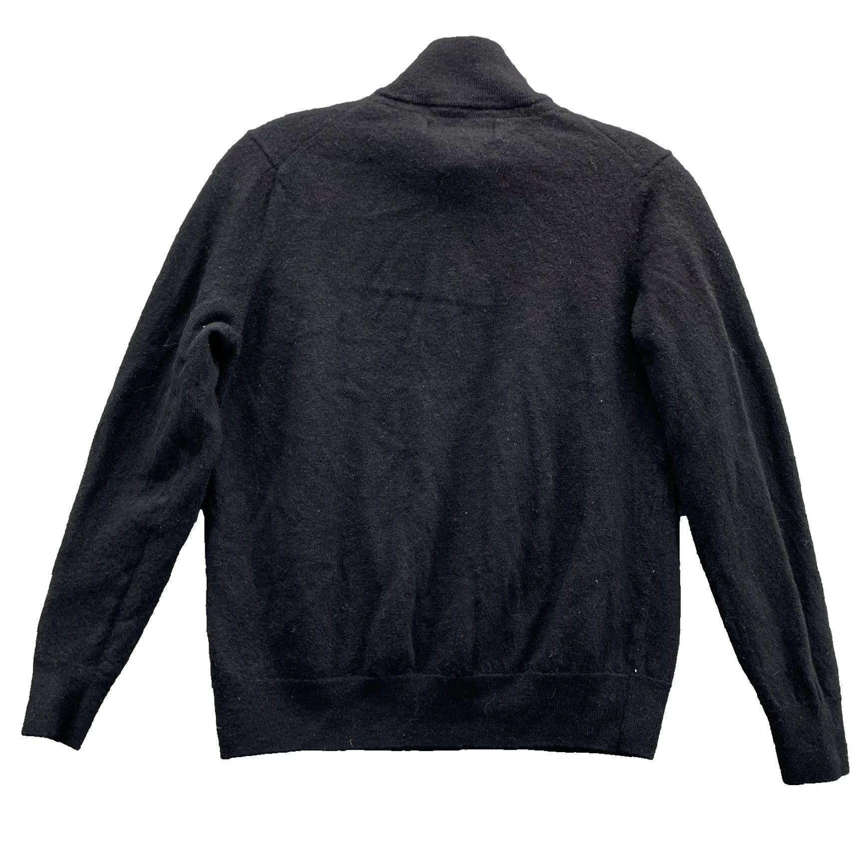 Christian Lacroix VINTAGE Christian Lacroix ExtraFine Merino Wool Sweater Womens Medium Black 1/4 Zip 90's Size M / US 6-8 / IT 42-44 - 2 Thumbnail