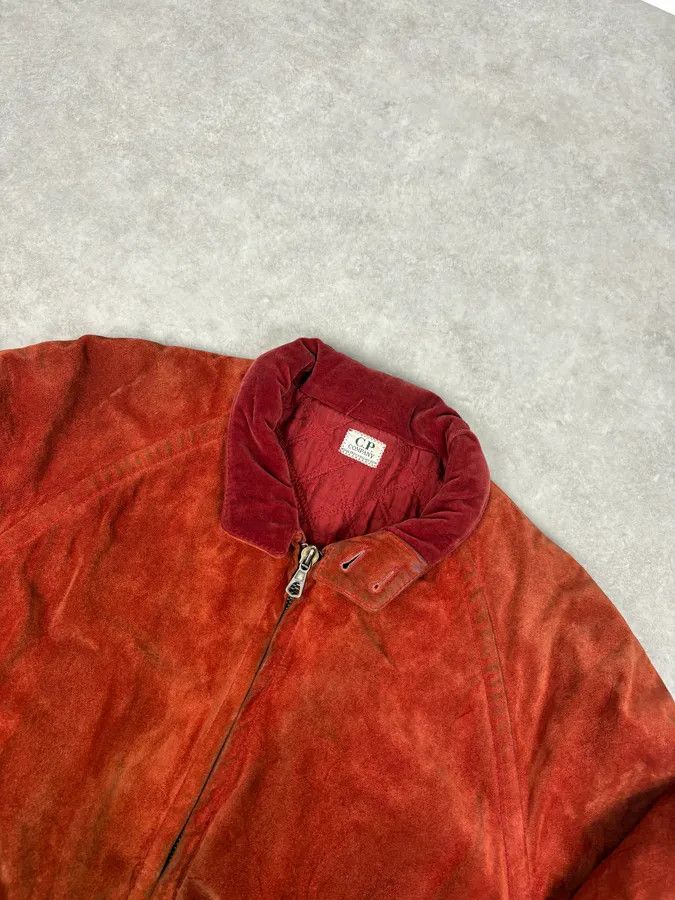 C.P. Company 1990s CP Company Red Suede Leather Jacket Size US M / EU 48-50 / 2 - 5 Thumbnail