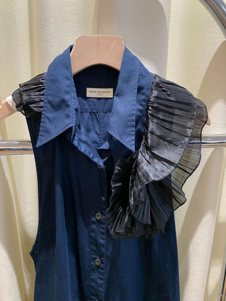 Dries Van Noten dries van noten size：38 Petal sleeveless vest 2506-Nextarr Size XXS / US 00 / IT 34 - 2 Thumbnail