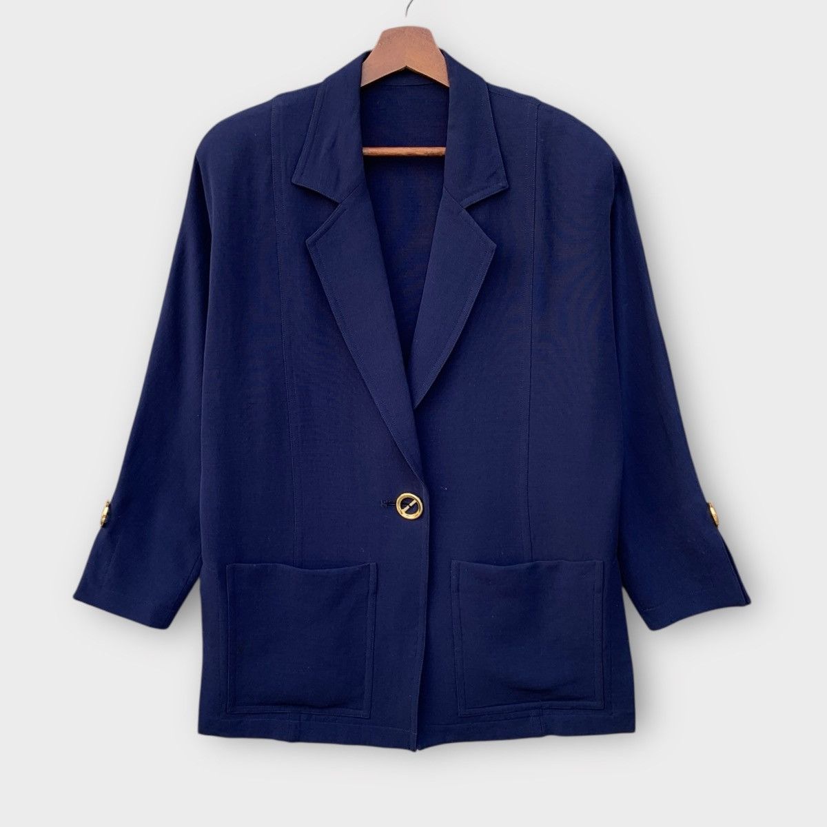 Christian Dior Monsieur VINTAGE MISS DIOR WOMEN BLAZER JACKET SINGLE BUTTON Size L / US 10 / IT 46 - 1 Thumbnail