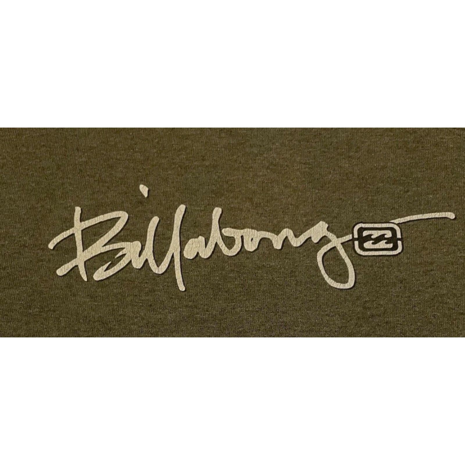 Quiksilver VINTAGE Billabong Faded Distress Shirt S Mens Short Sleeve Green 90s Y2K Surf Skate Grunge Rusty Hurley Ocean Pacific Thrashed Distressed Graphic Tee Size US S / EU 44-46 / 1 - 3 Thumbnail