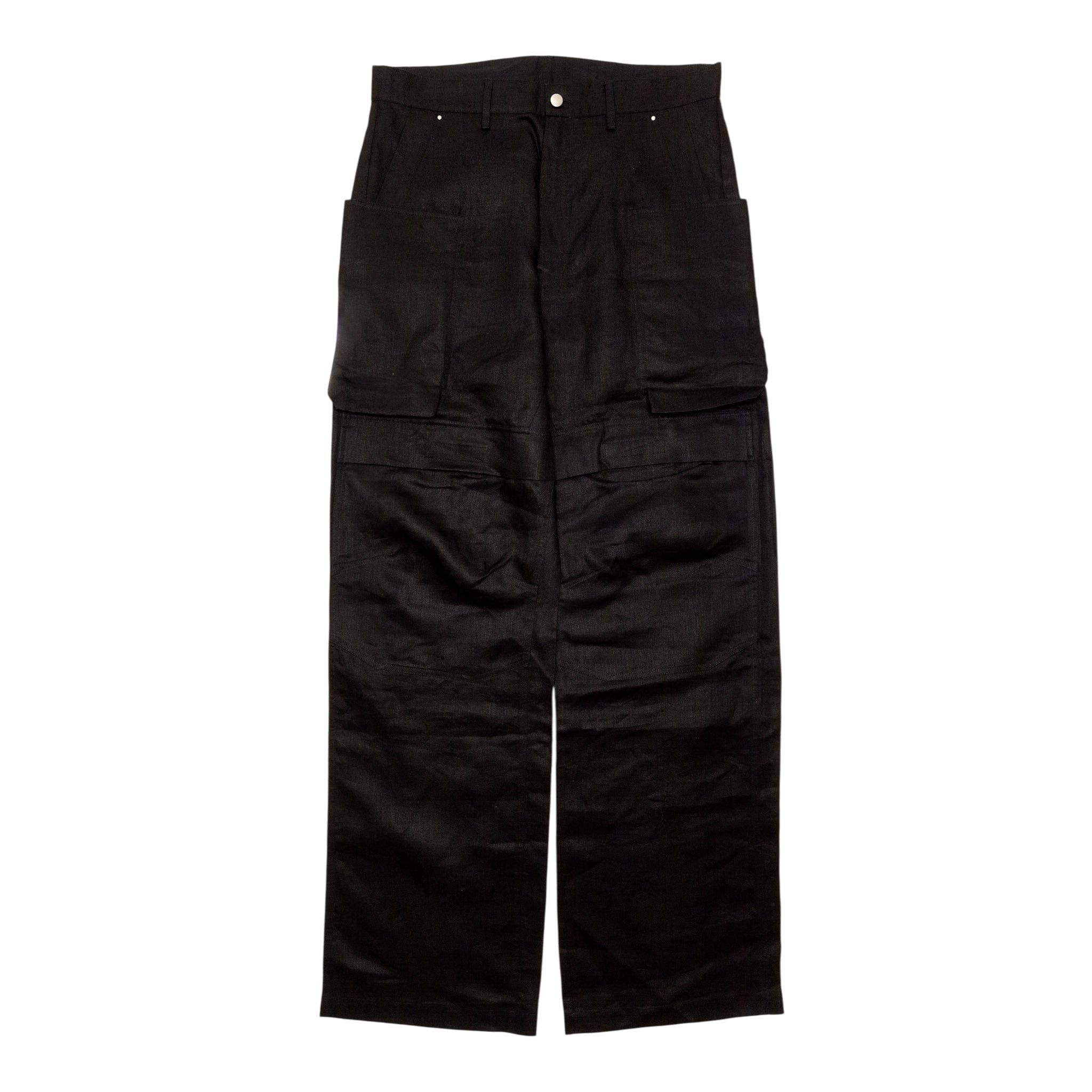 Rick Owens Porterville Stefan Cargo Pants Black Size US 34 / EU 50 - 1 Thumbnail