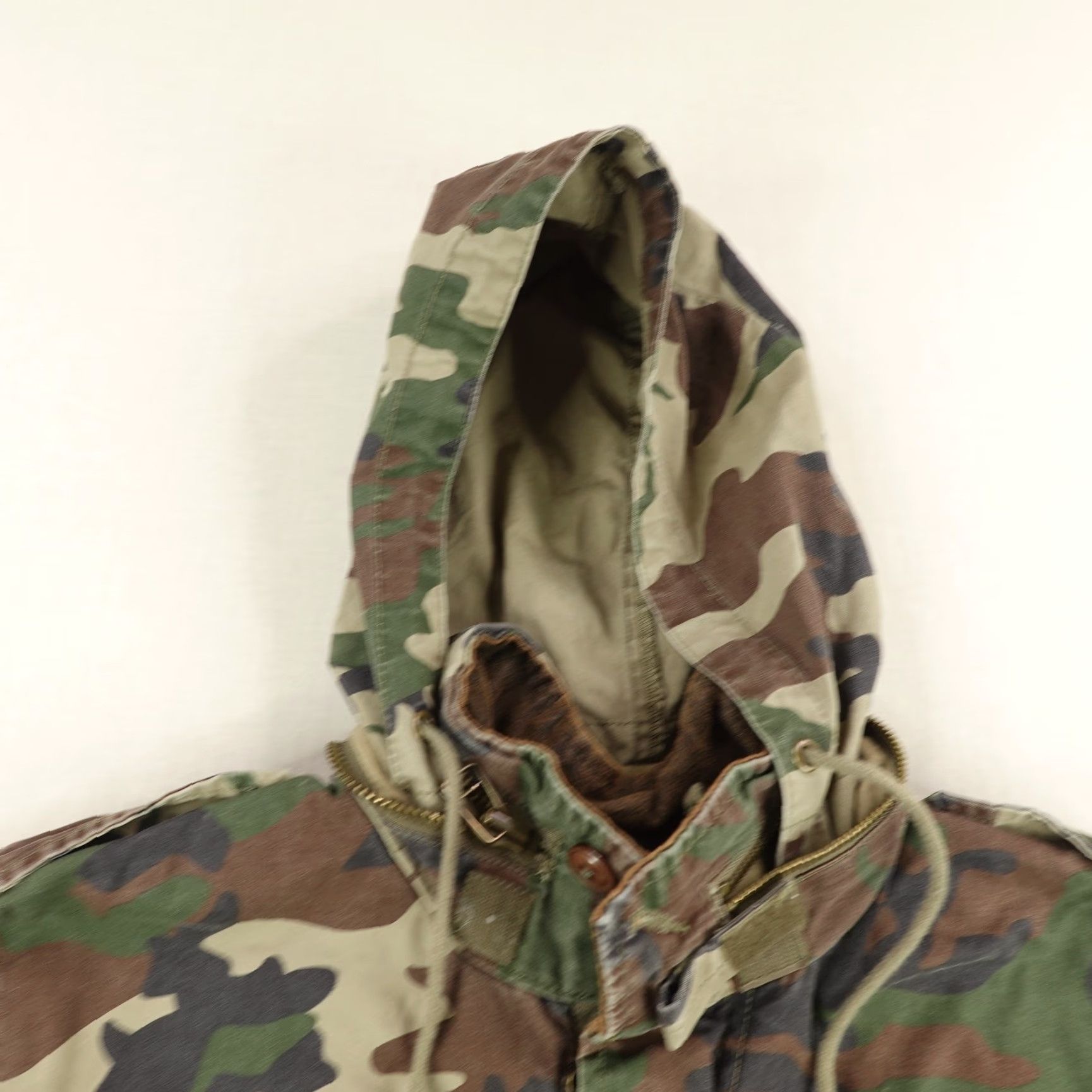 Obey Obey Propaganda Jacket Mens Medium Green Camo Military Field Coat Hidden Hood Size US M / EU 48-50 / 2 - 2 Thumbnail