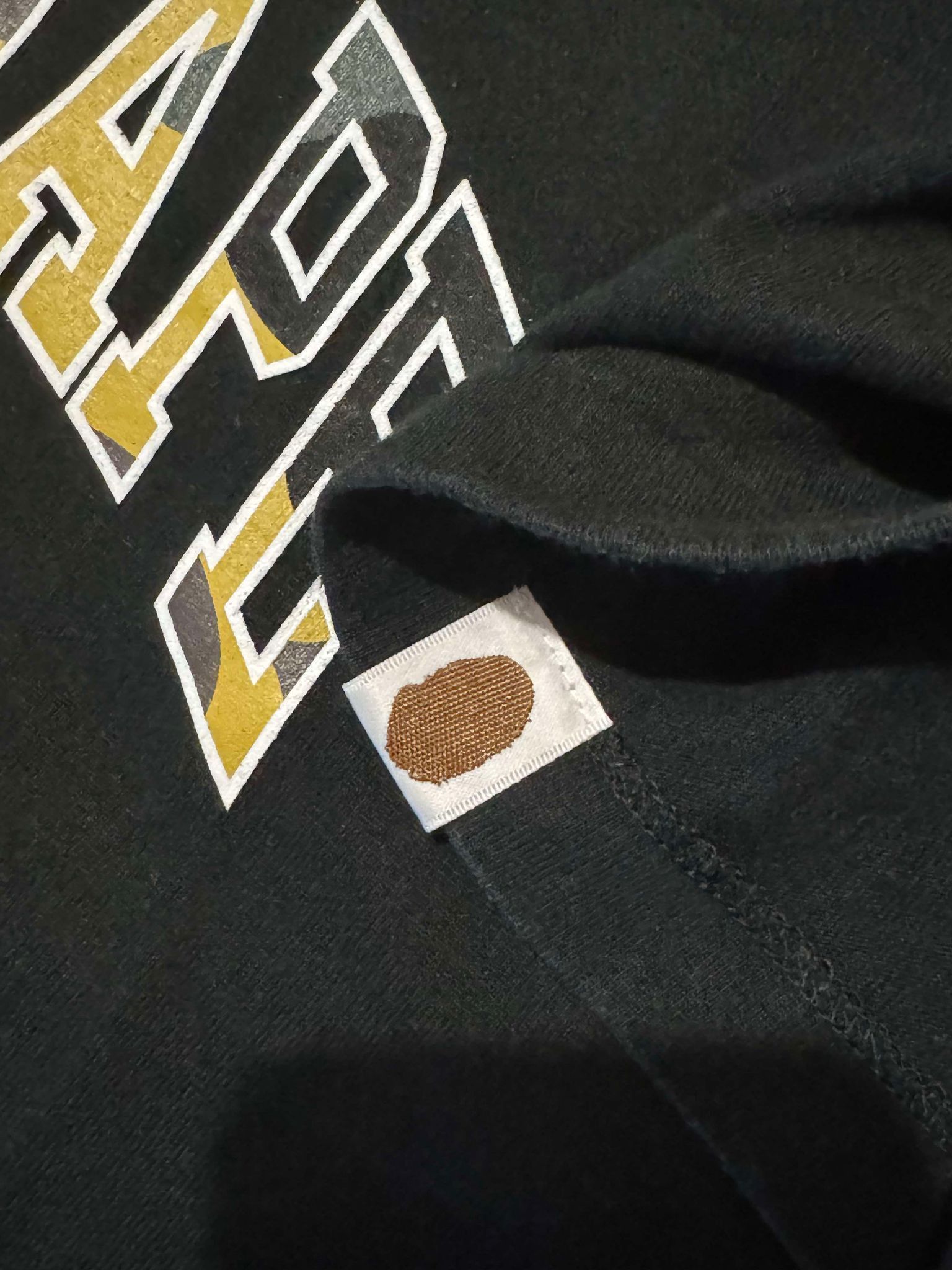 Bape BAPE 1ST CAMO T-SHIRT - BLACK/YELLOW Size US L / EU 52-54 / 3 - 3 Thumbnail
