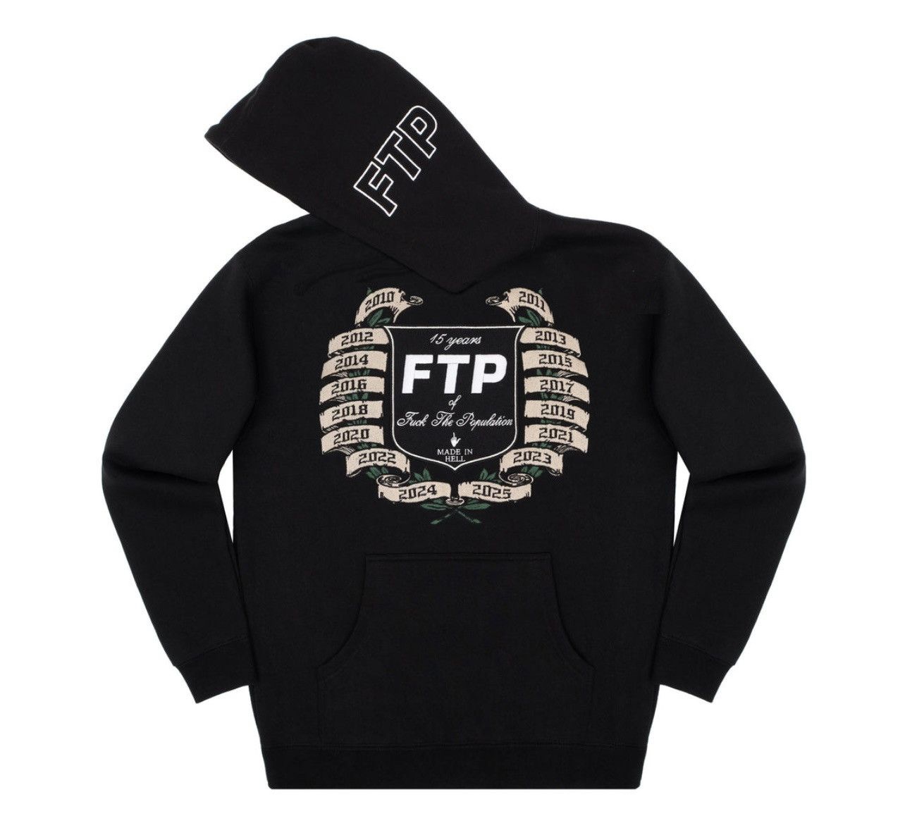 Fuck The Population FTP 15 Year Anniversary Pullover (Size Large) Brand New Size US L / EU 52-54 / 3 - 2 Thumbnail