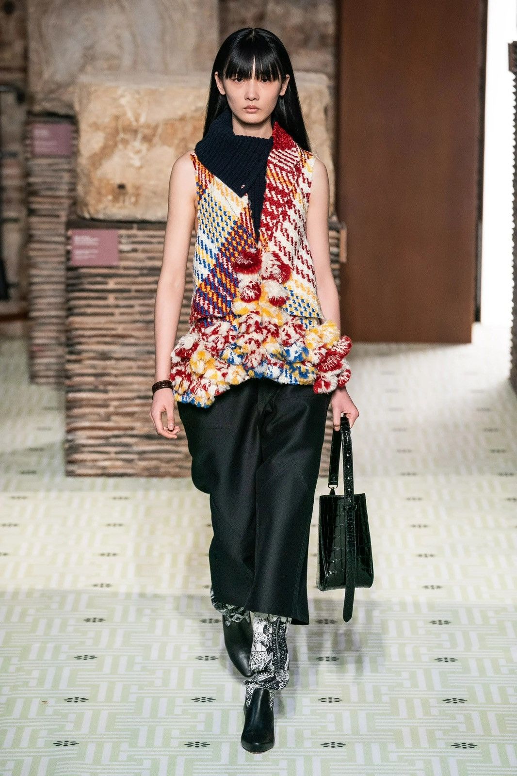 Lanvin Lanvin F/W 19 Tweed Backless Vest Size S / US 4 / IT 40 - 1 Thumbnail