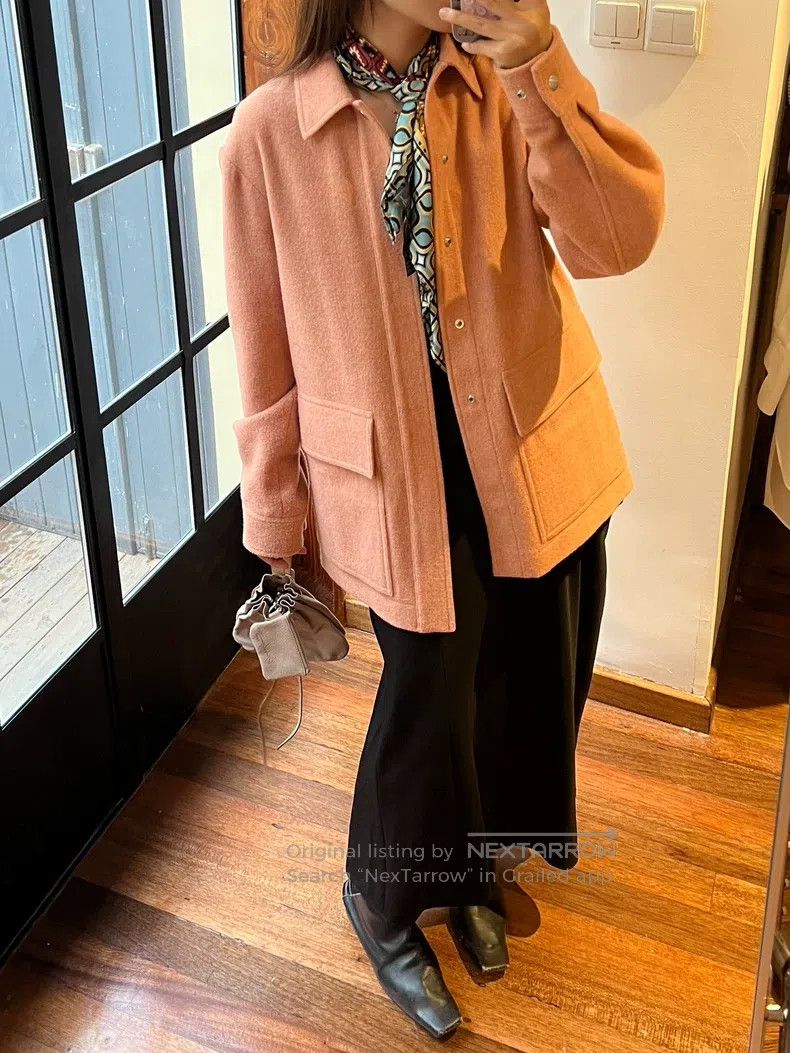 Jil Sander Jil Sander size 34 Pink knit overalls jacket Size M / US 6-8 / IT 42-44 - 2 Thumbnail
