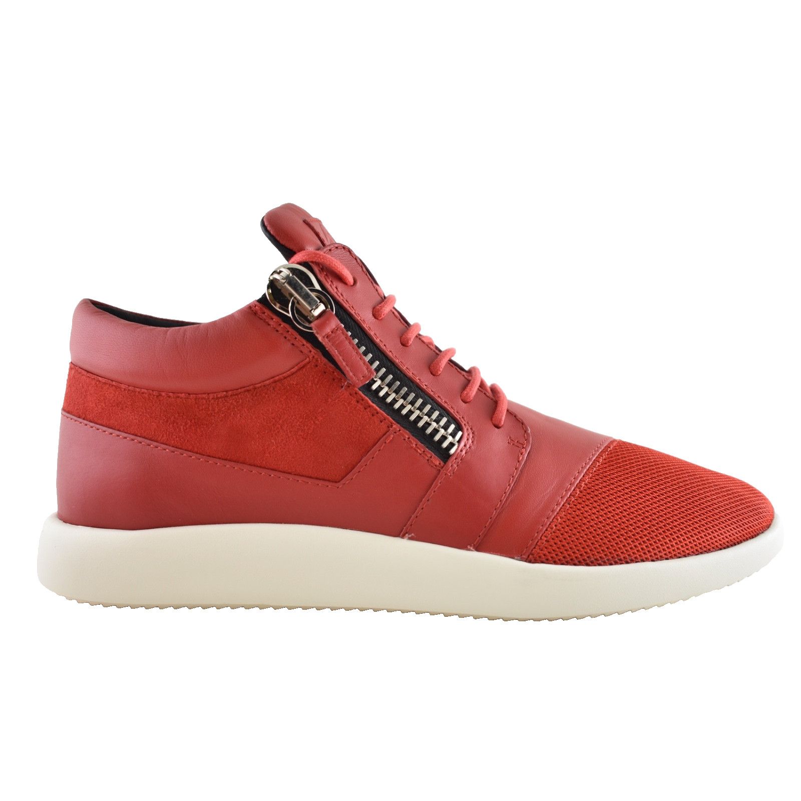 Giuseppe Zanotti Giuseppe Zanotti Megatron Red Low Top Sneaker 43 10 Size US 10 / EU 43 - 1 Thumbnail
