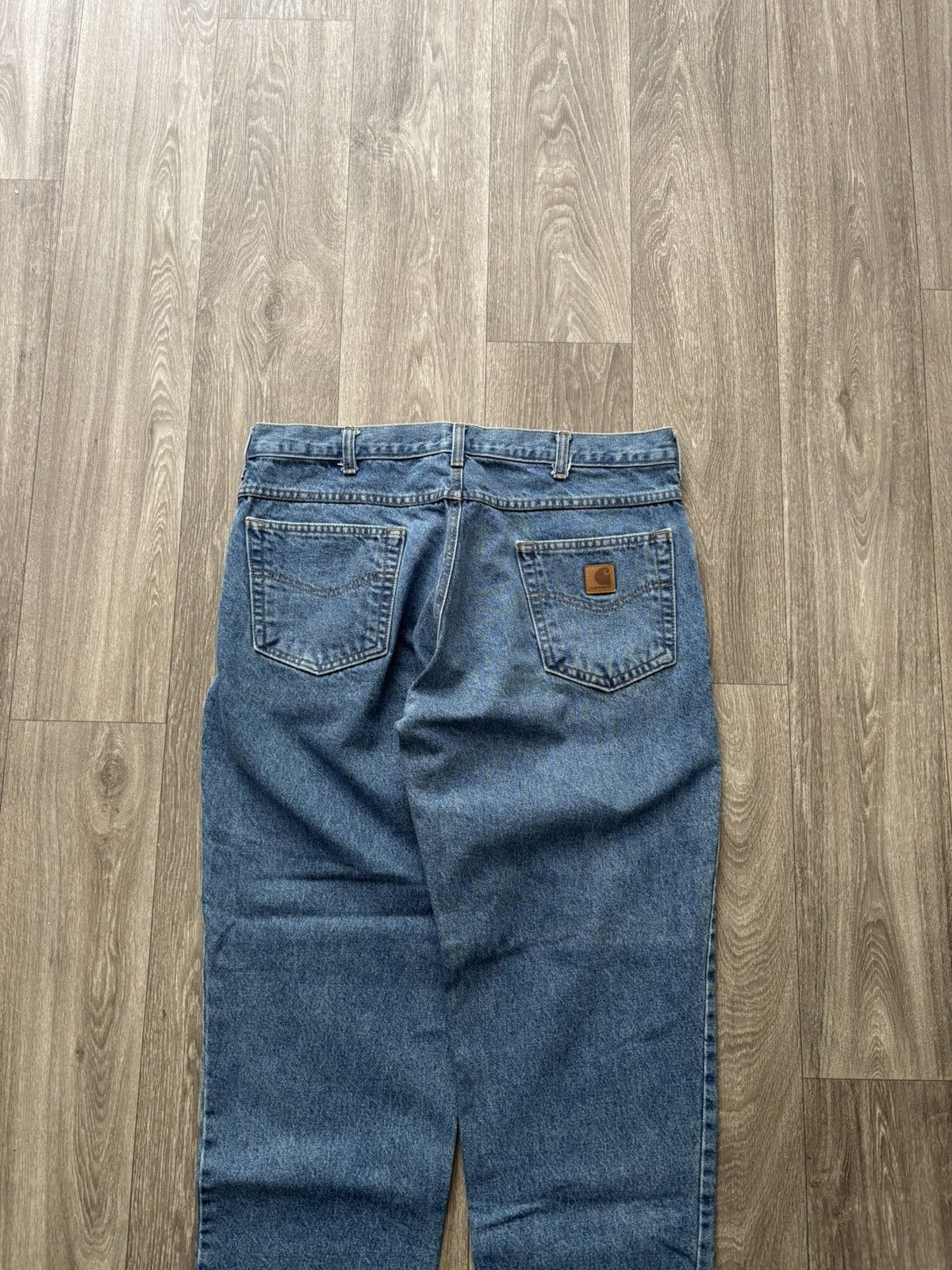 Carhartt Carhartt Medium Blue Denim Jeans 36 x 30 Size US 36 / EU 52 - 6 Thumbnail