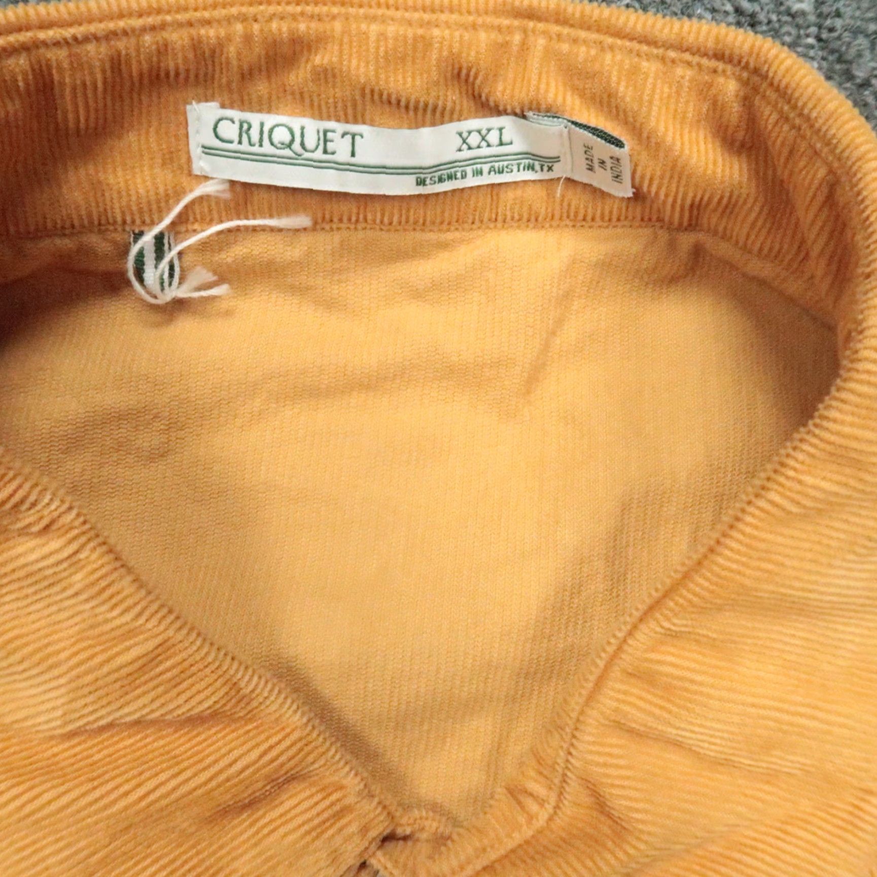 Vintage Criquet Shirt Mens 2XL XXL Brown Tan Corduroy Pearl Snap Long Sleeve Western Button-Up Casual Workwear Travel Size US XXL / EU 58 / 5 - 3 Thumbnail