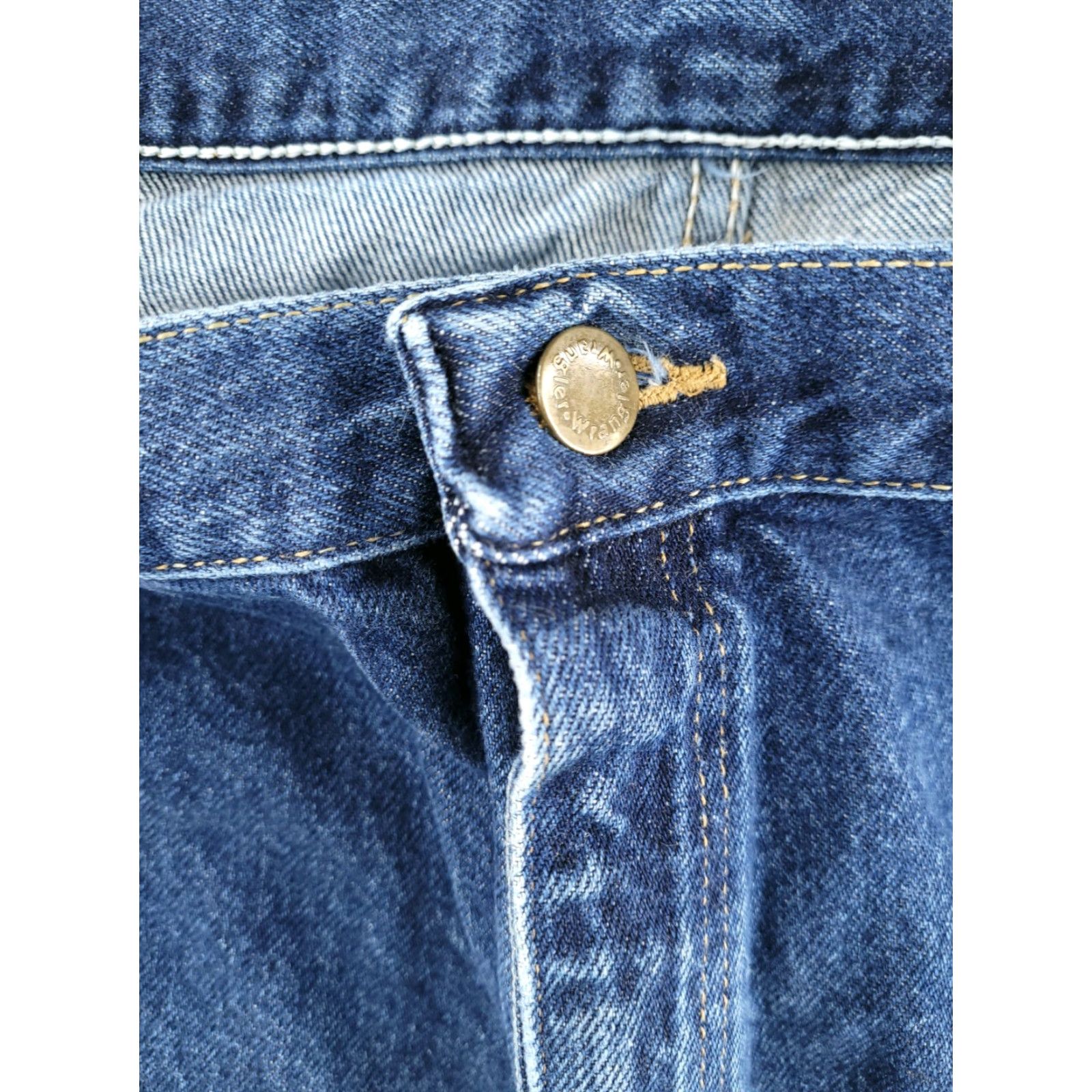 Wrangler Wrangler Jeans Men's 38x30 Straight Denim Cotton Blue Jeans Size US 38 / EU 54 - 3 Thumbnail