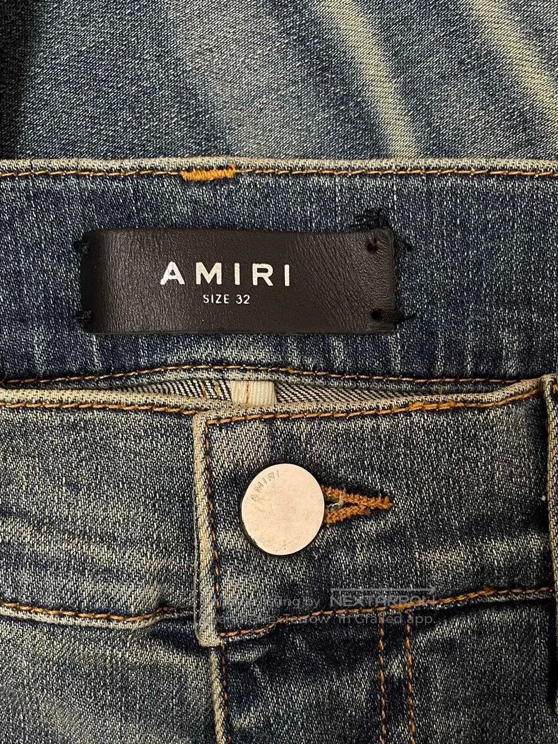 Amiri Amiri Size 32 Slim jeans with holes Size US 32 / EU 48 - 3 Thumbnail