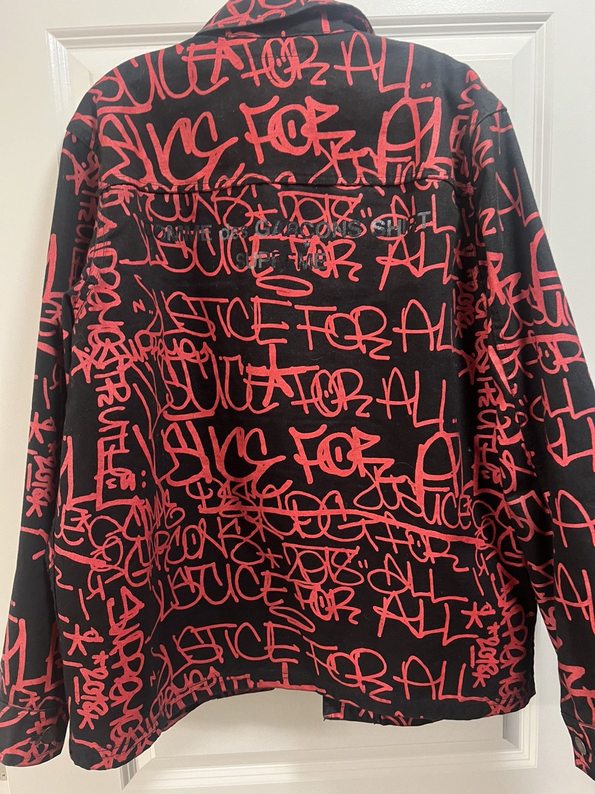 Comme des Garcons × Supreme Supreme x CDG 2018 Graffiti Chore Jacket Size US L / EU 52-54 / 3 - 2 Thumbnail