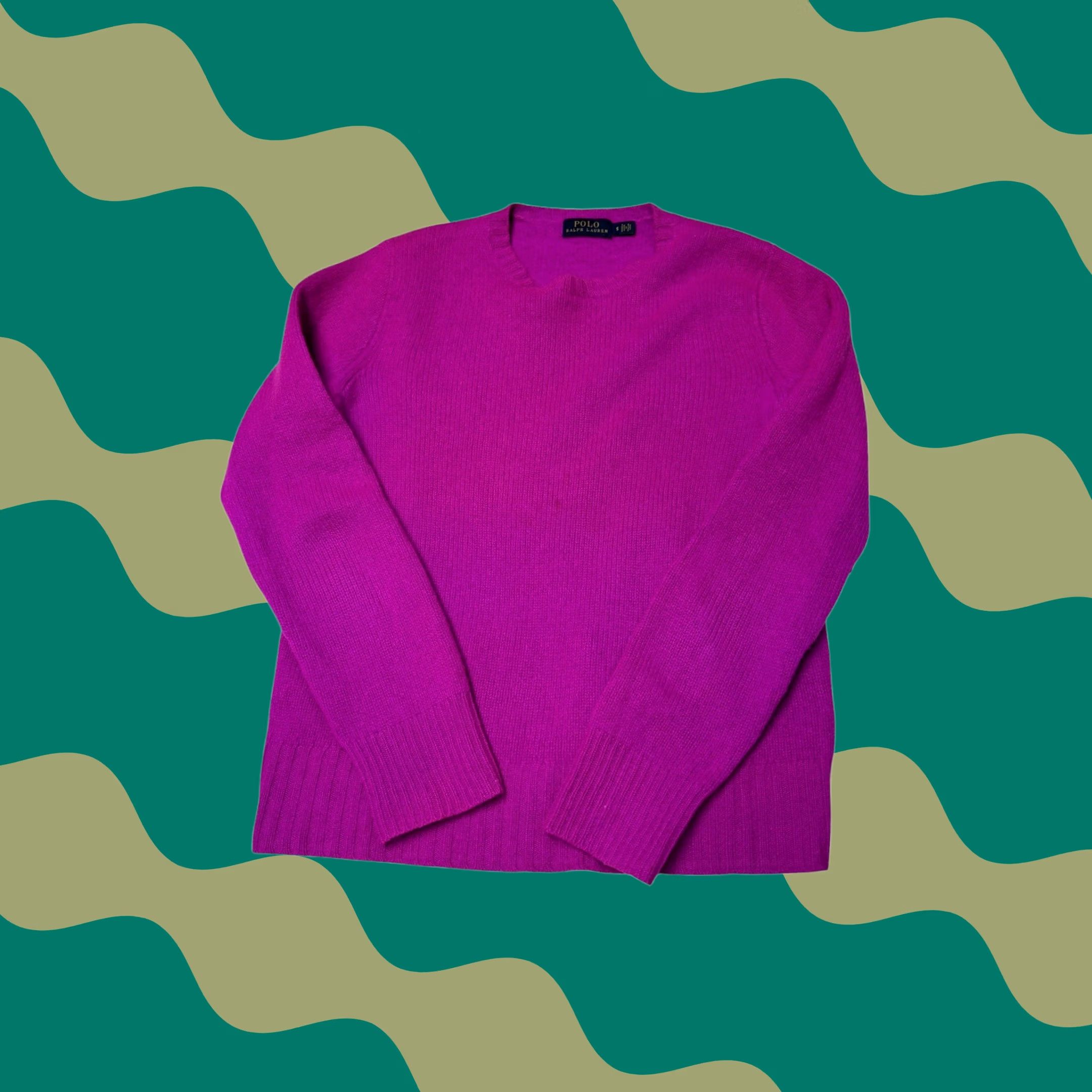 Polo Ralph Lauren Polo Ralph Lauren Sweater Womens S Pink Magenta Wool Cashmere Crewneck Size S / US 4 / IT 40 - 1 Thumbnail