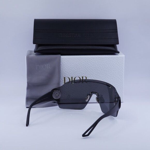 Dior 🕶️ New Dior DIORPACIFIC M1U 11A0 Black/Smoke Sunglasses Size ONE SIZE - 11 Thumbnail