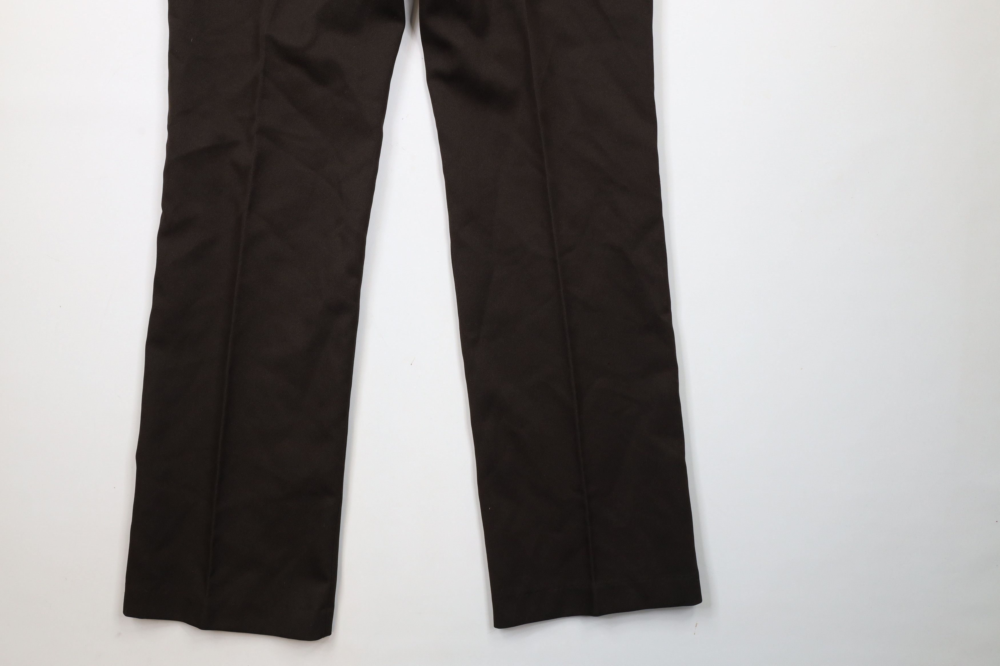 Vintage Vintage 70s Streetwear Flared Wide Leg Chino Pants Brown USA Size US 34 / EU 50 - 12 Thumbnail