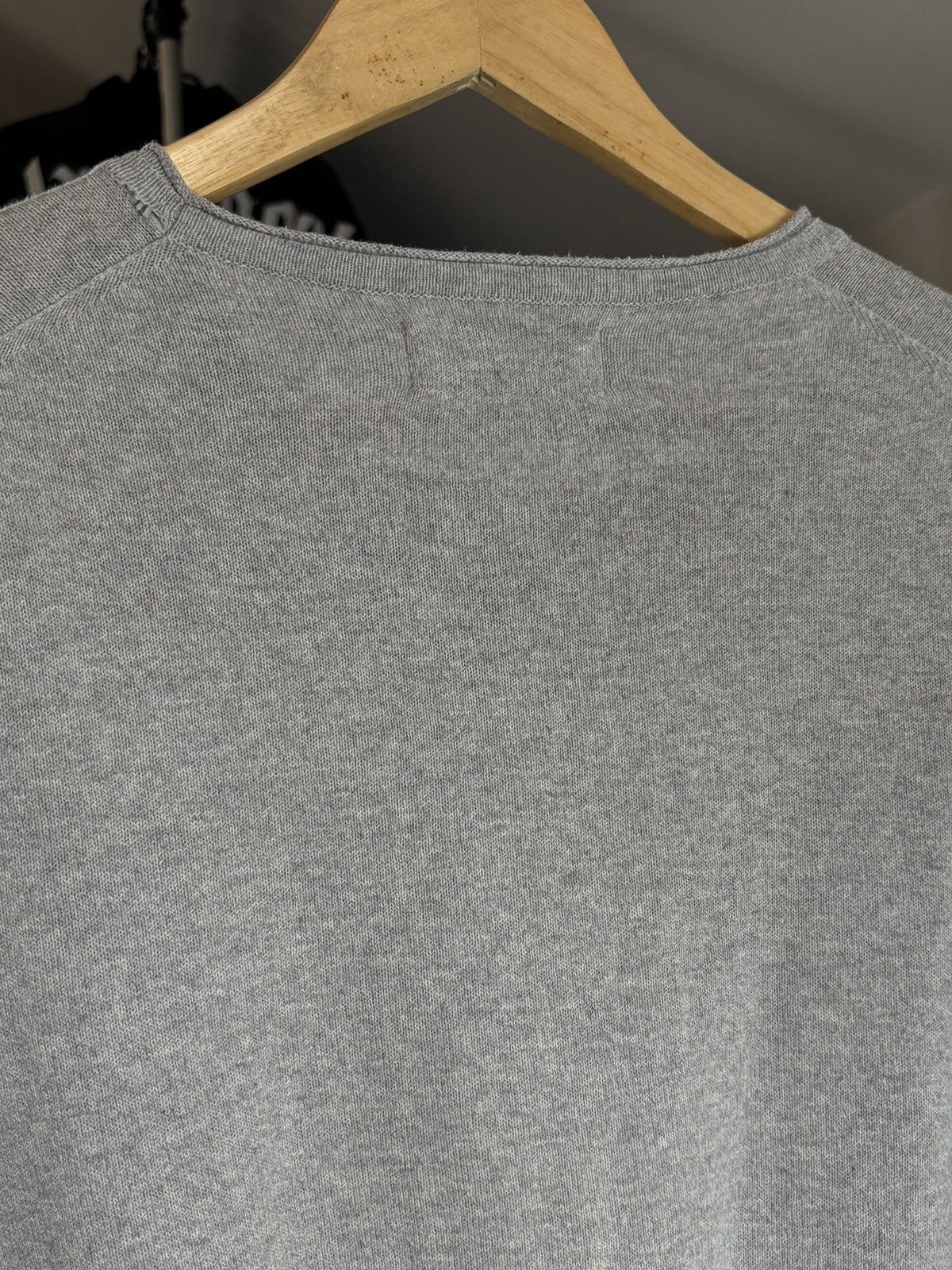 Stone Island Stone Island Vintage Grey Long Sleeve Thin Cotton Sweater Size US L / EU 52-54 / 3 - 8 Thumbnail