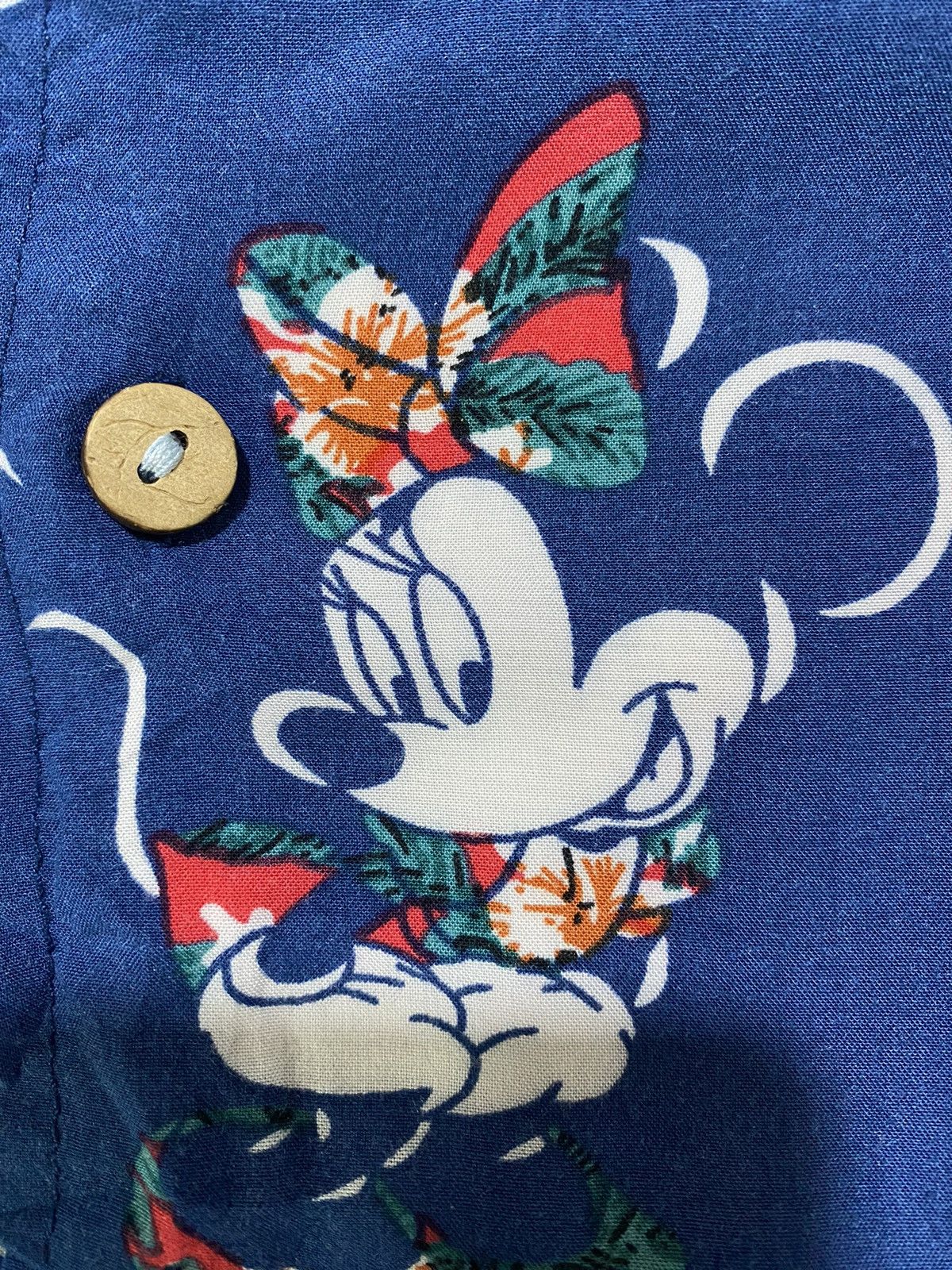 Disney × Vintage Disney Aloha Hawaiian Shirt Open Collar Minnie Mouse Size US L / EU 52-54 / 3 - 3 Thumbnail