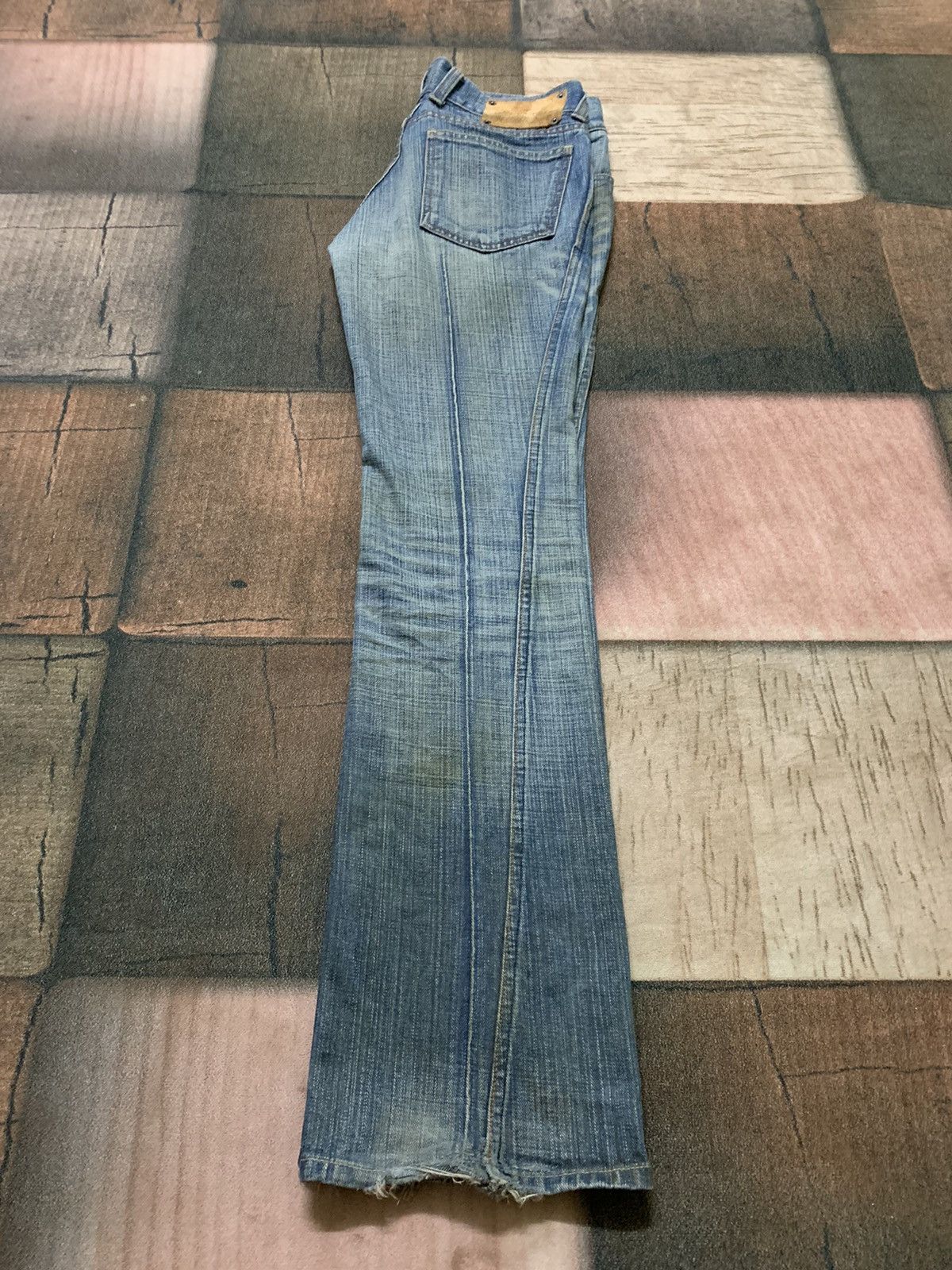 If Six Was Nine Flared rusty mud buffalo jeans obelisk style Size US 30 / EU 46 - 17 Thumbnail